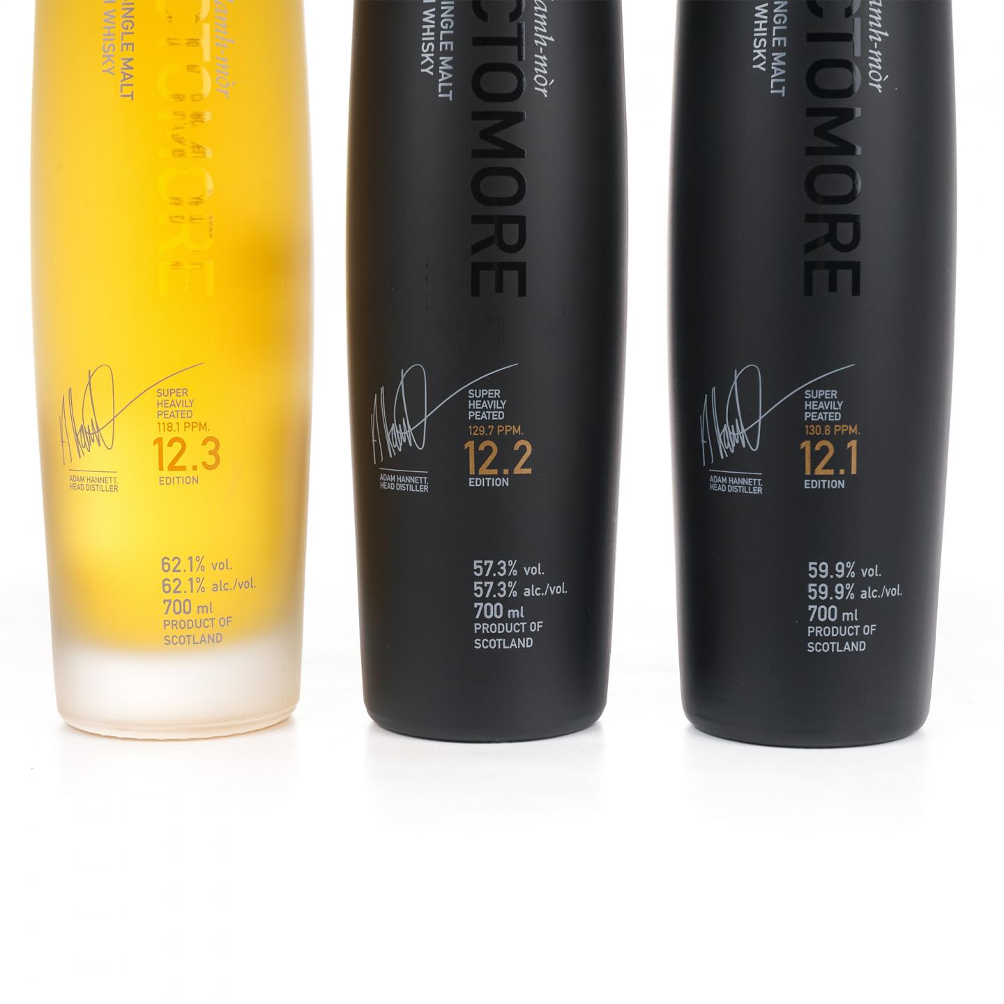 Bruichladdich 布赫拉迪 泥煤怪兽 12.1/12.2/12.3 3瓶组 行货