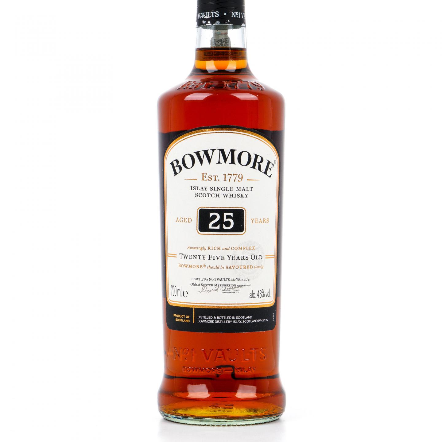 Bowmore 波摩 25年 2021 单一麦芽 行货 黑盒