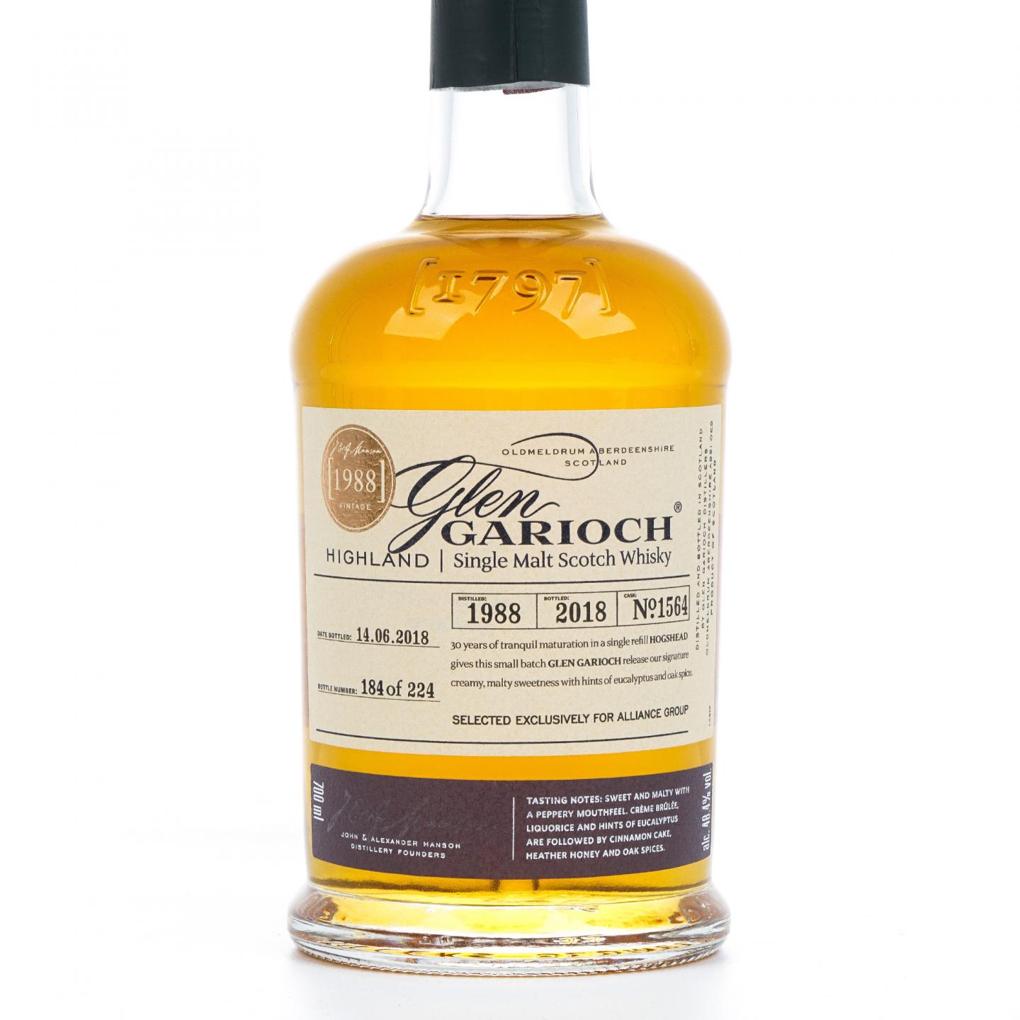 Glengarioch 格兰盖瑞 1988-2018 单桶#1564 小批量