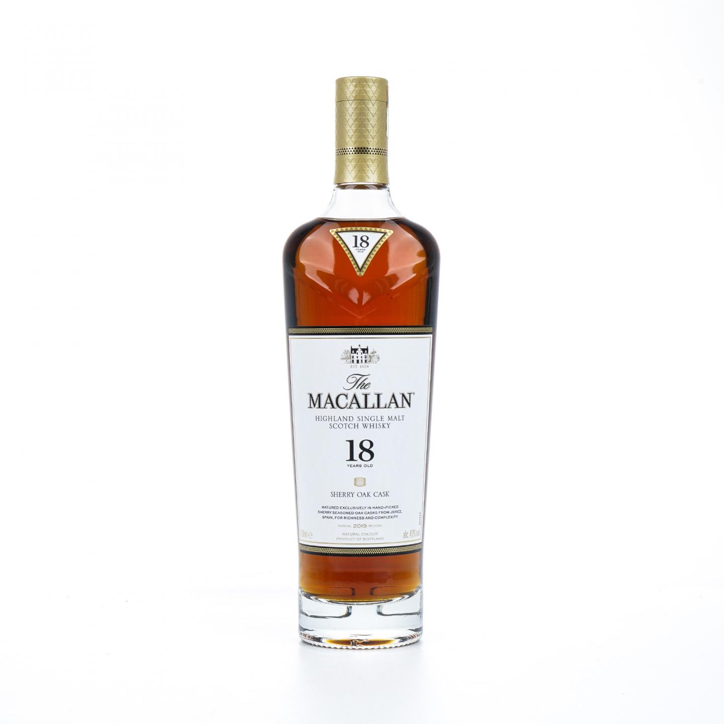 【附X光图】Macallan 麦卡伦 18年 2019 雪莉桶