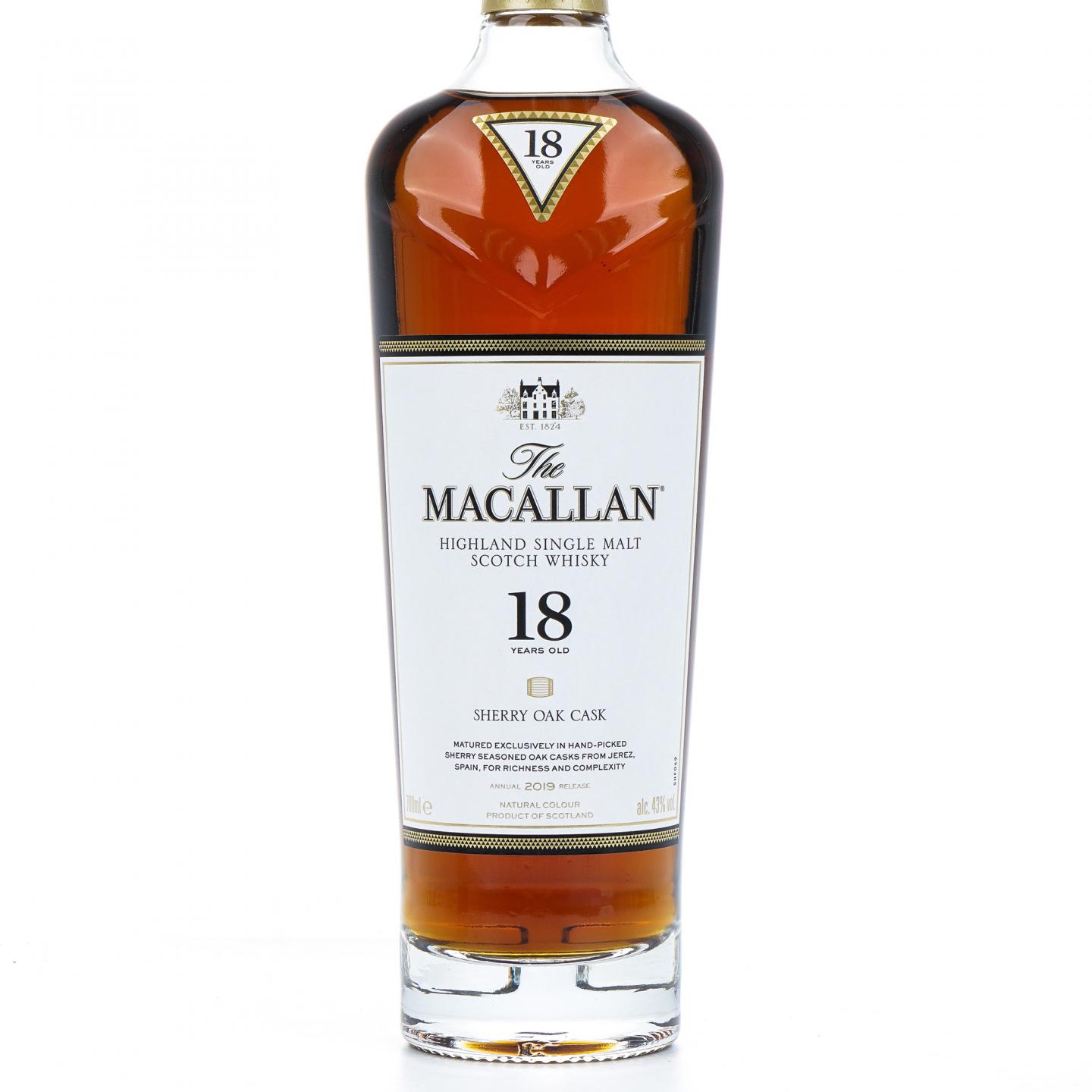 【附X光图】Macallan 麦卡伦 18年 2019 雪莉桶