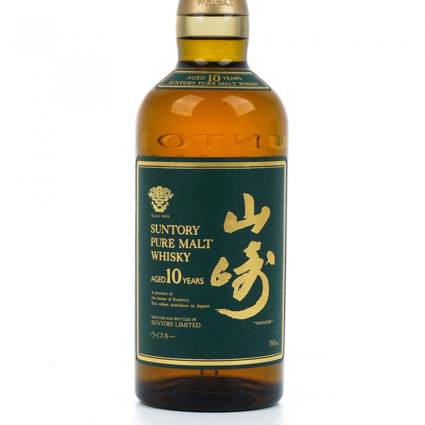 山崎 10年 金花标 Pure Malt 绿标 700ml