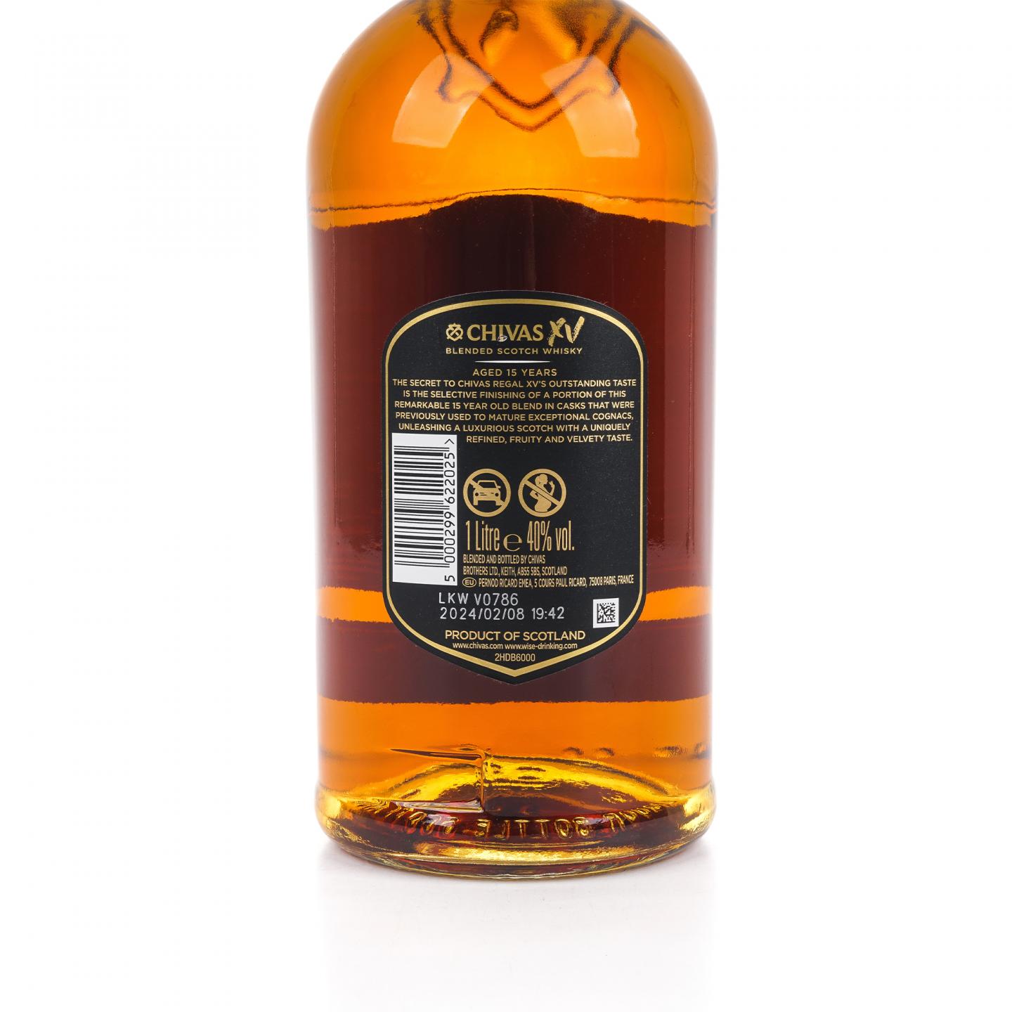 Chivas 芝华士 XV 15 年 干邑桶收尾 1L
