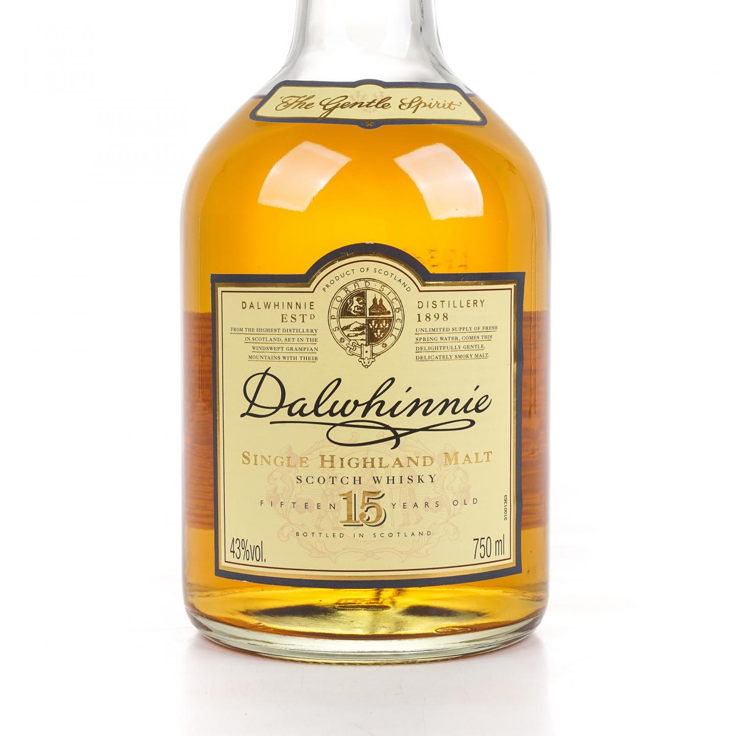 Dalwhinnie 达尔维尼 15年 The Gentle Spirit 750ml