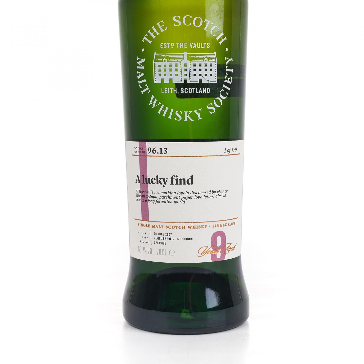 SMWS 96.13 格兰多纳 9年 2007 A lucky find 单桶