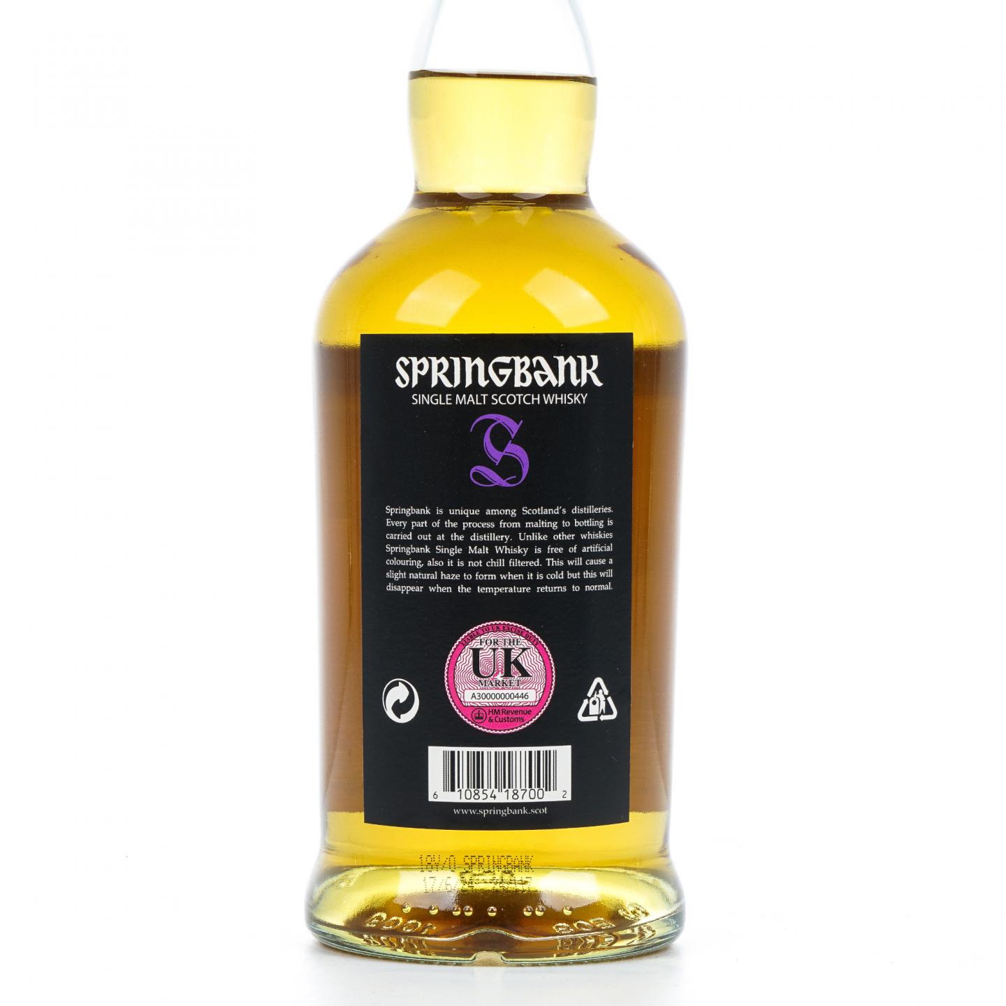 Springbank 云顶 18年 2024版