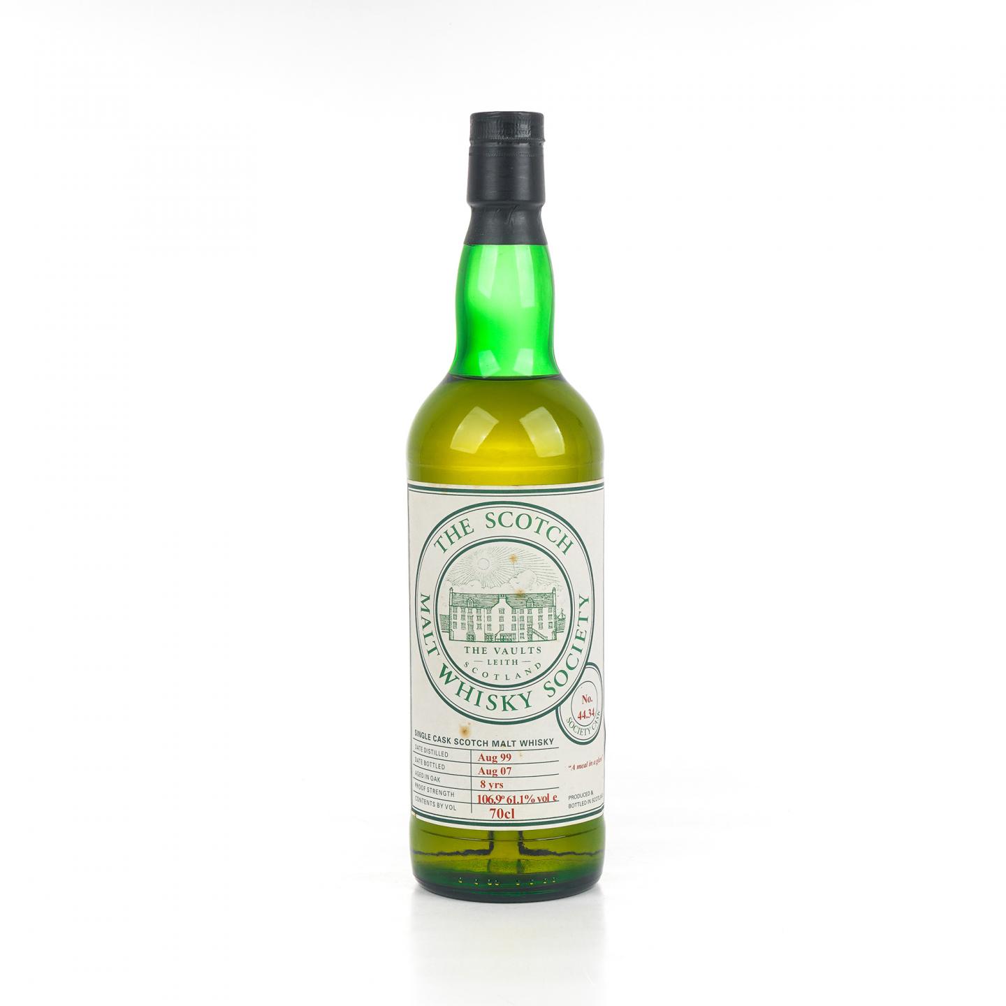 SMWS 44.34 克莱拉奇 8年 1999-2007 单桶