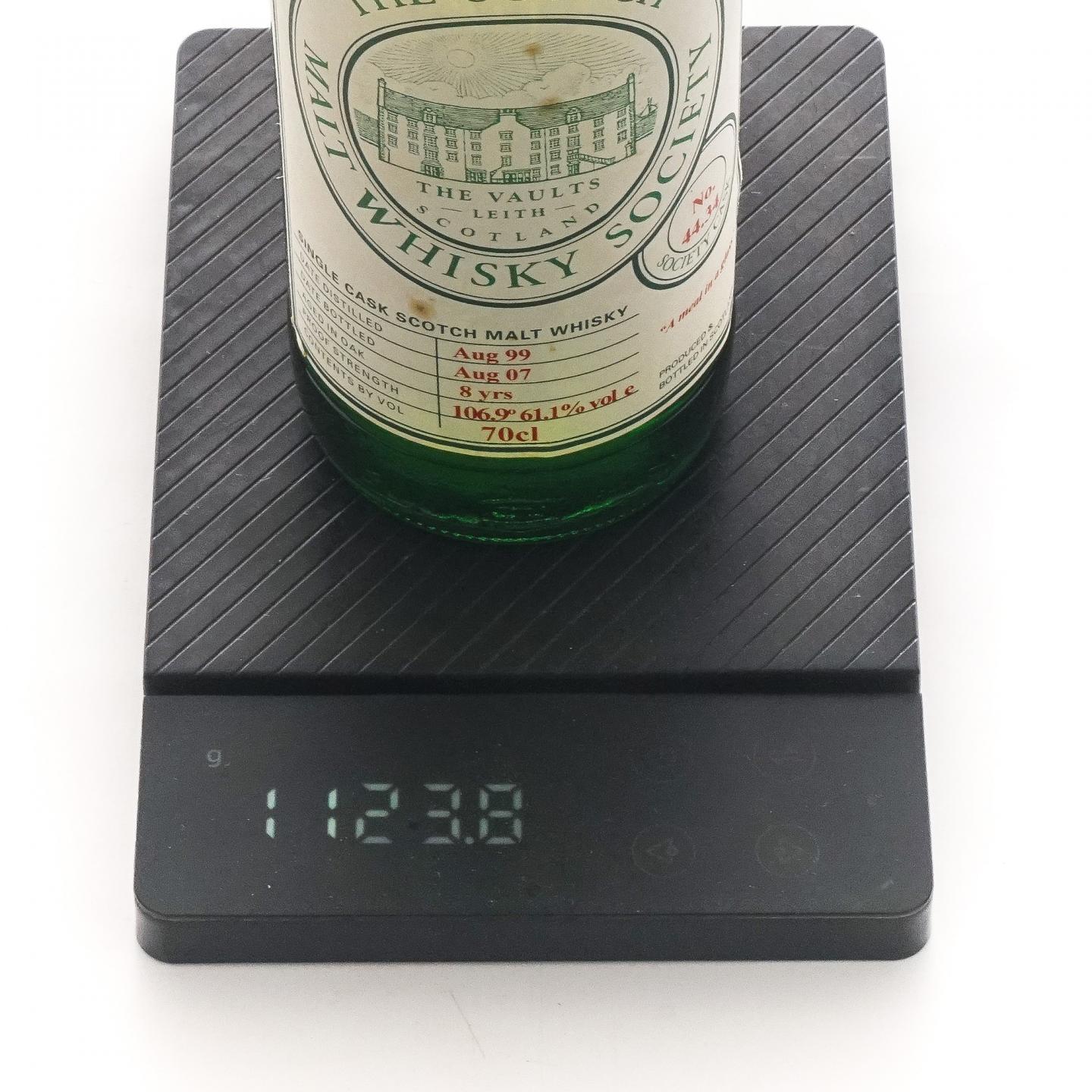 SMWS 44.34 克莱拉奇 8年 1999-2007 单桶