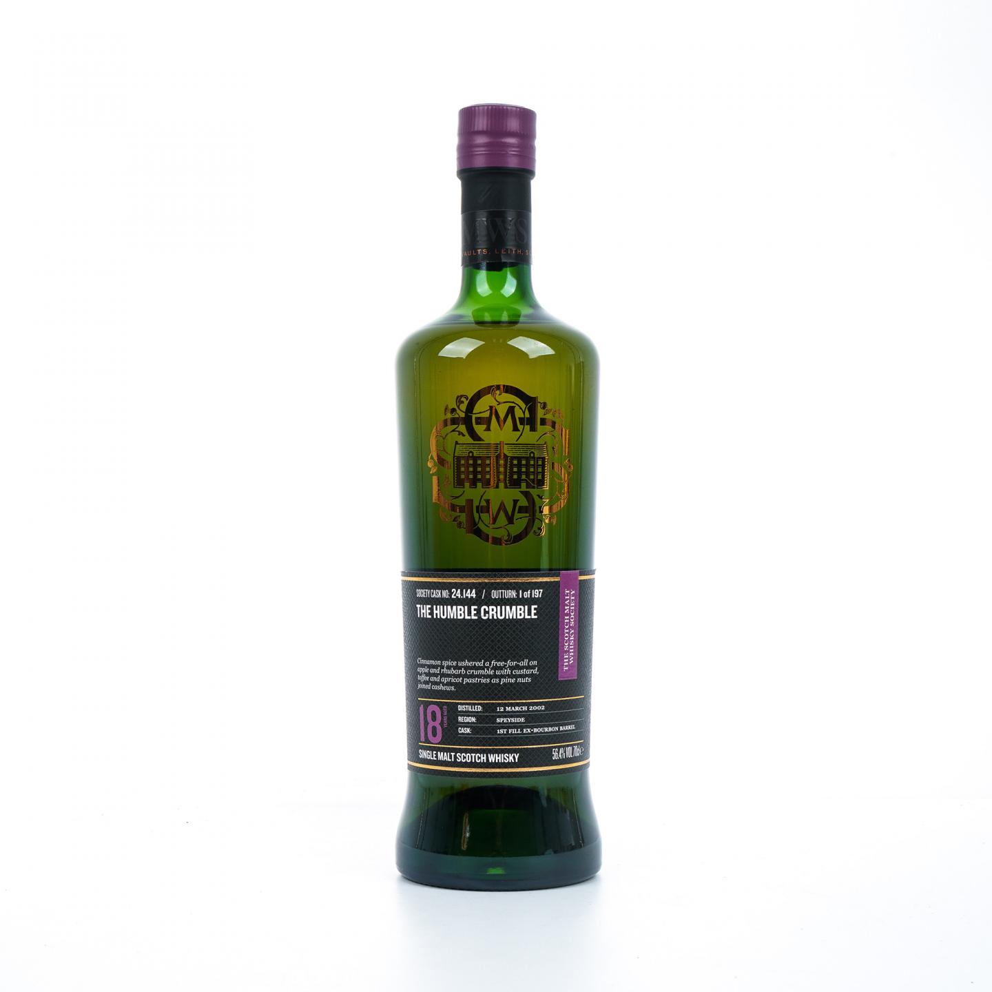 SMWS 24.144 麦卡伦 18年 2002 单桶