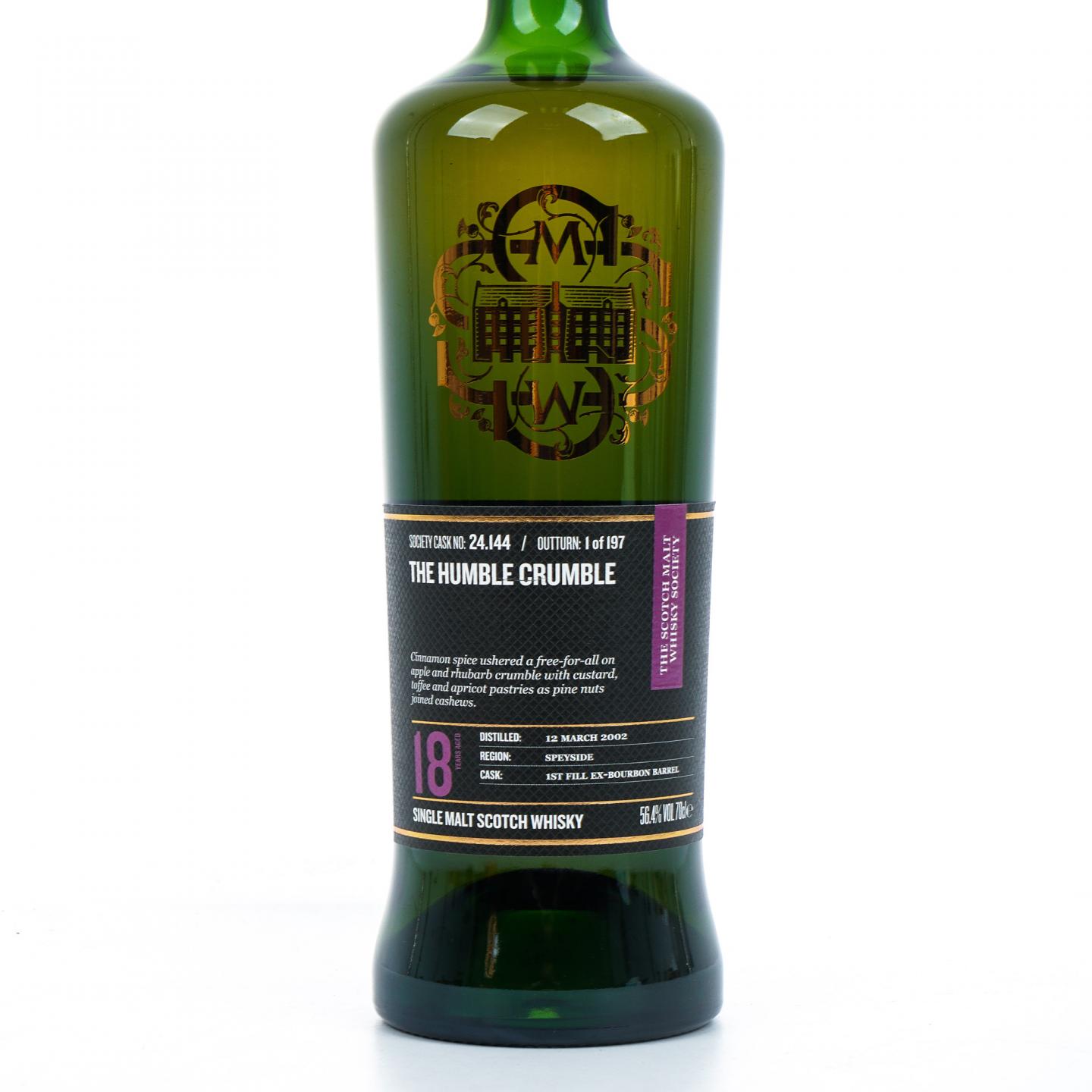 SMWS 24.144 麦卡伦 18年 2002 单桶