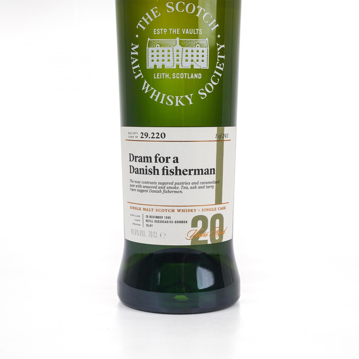 SMWS 29.220 拉弗格 20年 1996 单桶