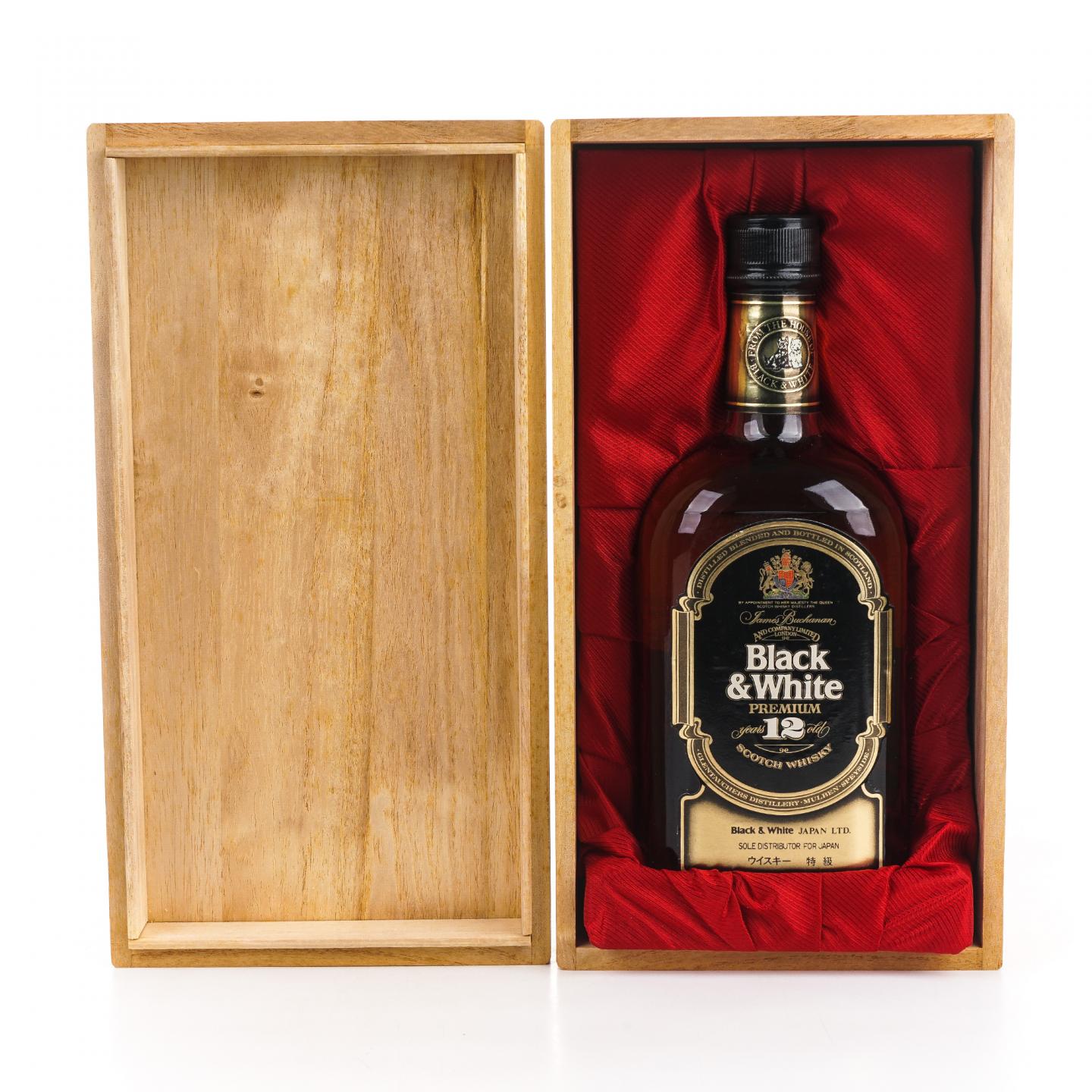 Black & White 黑白狗 12年 特级 调和 日本限定版 750ml