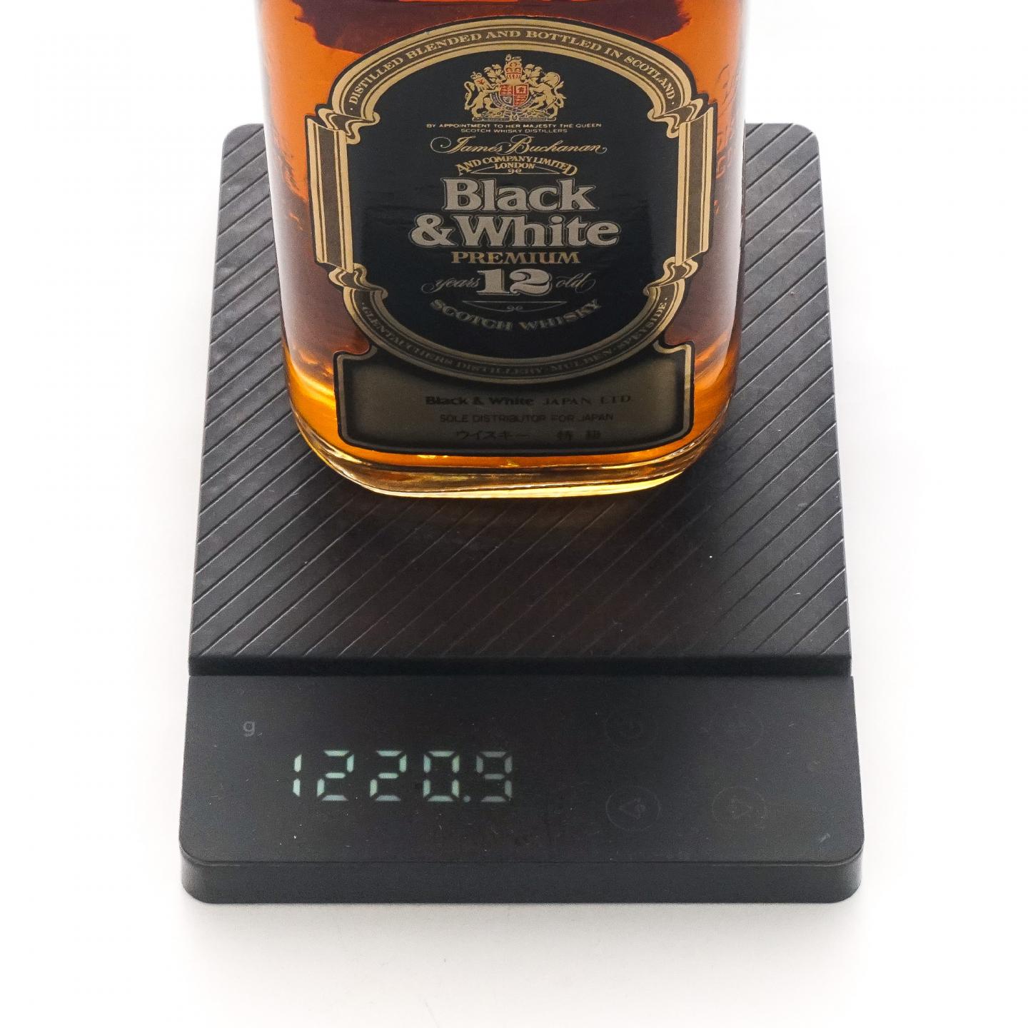 Black & White 黑白狗 12年 特级 调和 日本限定版 750ml