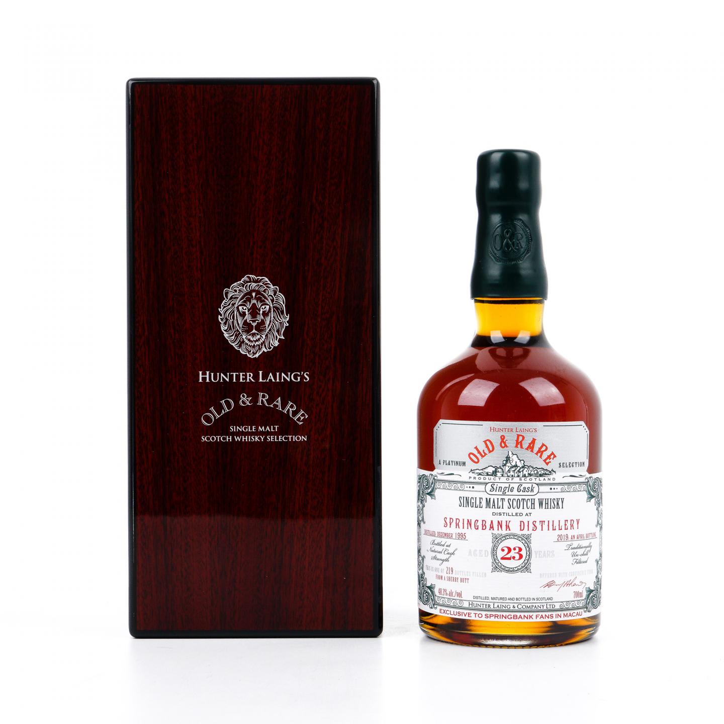 Springbank 云顶 23年 1995-2019 HL Old & Rare 雪莉单桶 桶强 48.3%Vol.