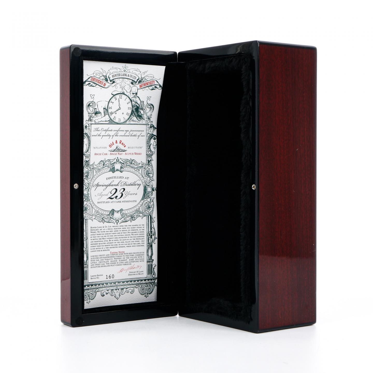 Springbank 云顶 23年 1995-2019 HL Old & Rare 雪莉单桶 桶强 48.3%Vol.