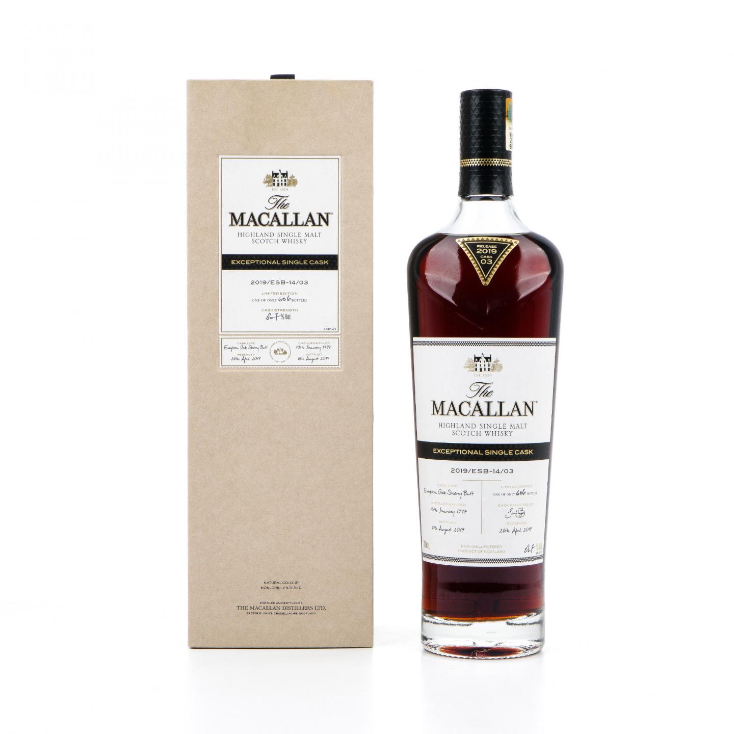 【附X光图】Macallan 麦卡伦 1997-2019 ESC单桶 56.7%