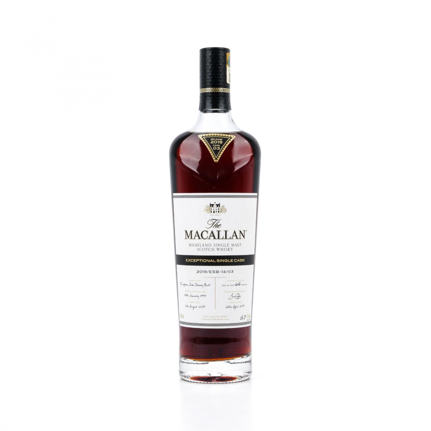 【附X光图】Macallan 麦卡伦 1997-2019 ESC单桶 56.7%