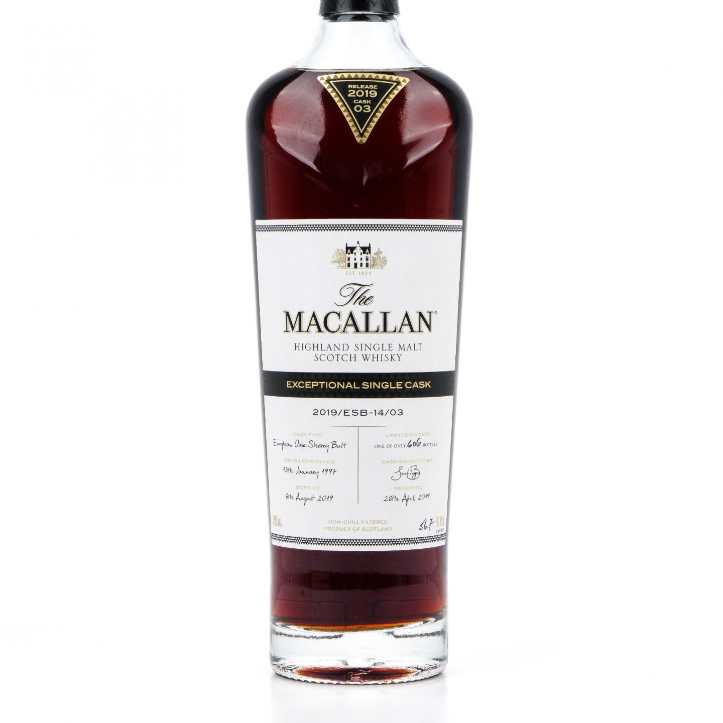 【附X光图】Macallan 麦卡伦 1997-2019 ESC单桶 56.7%