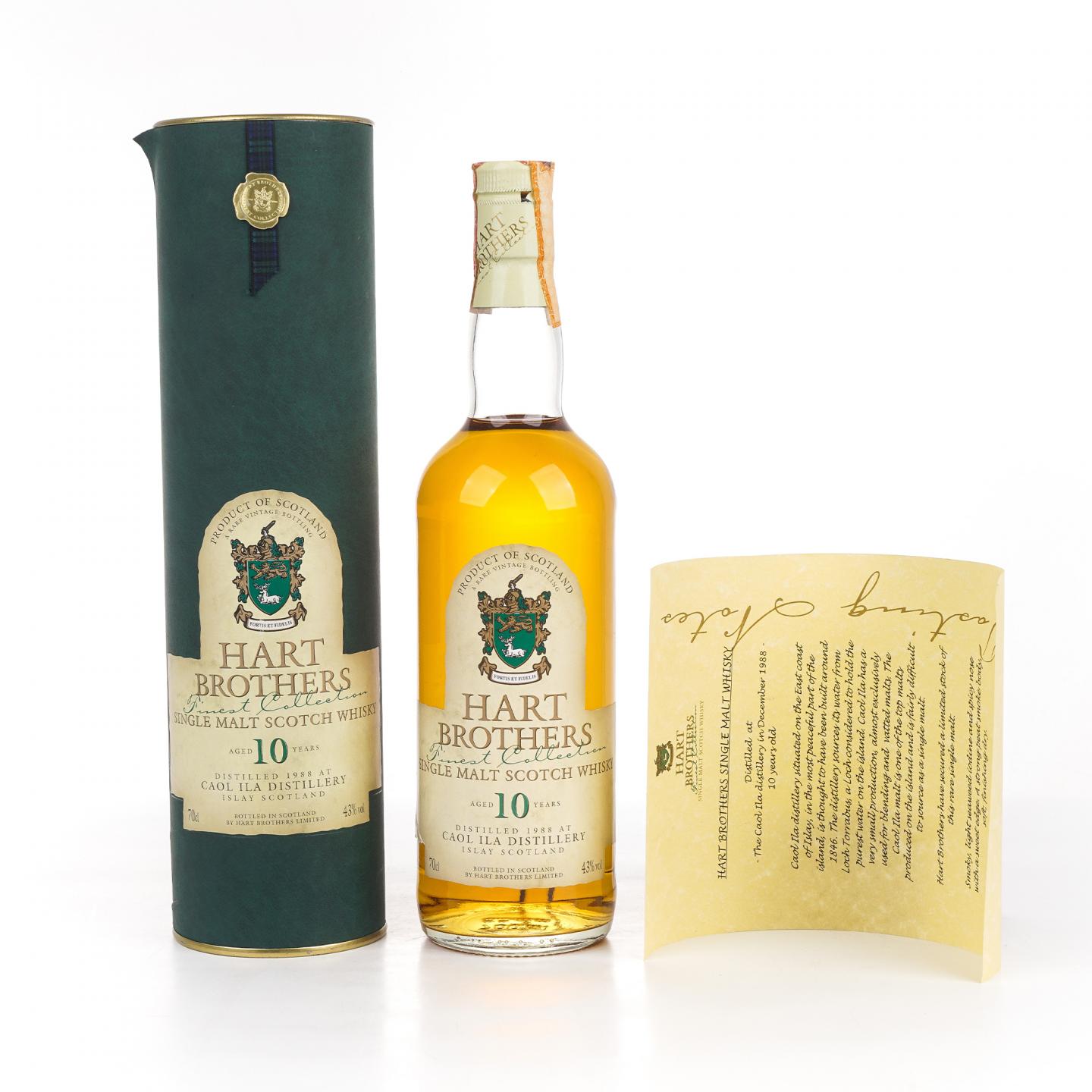 Caol Ila 卡尔里拉 10年 1988 Hart Brothers