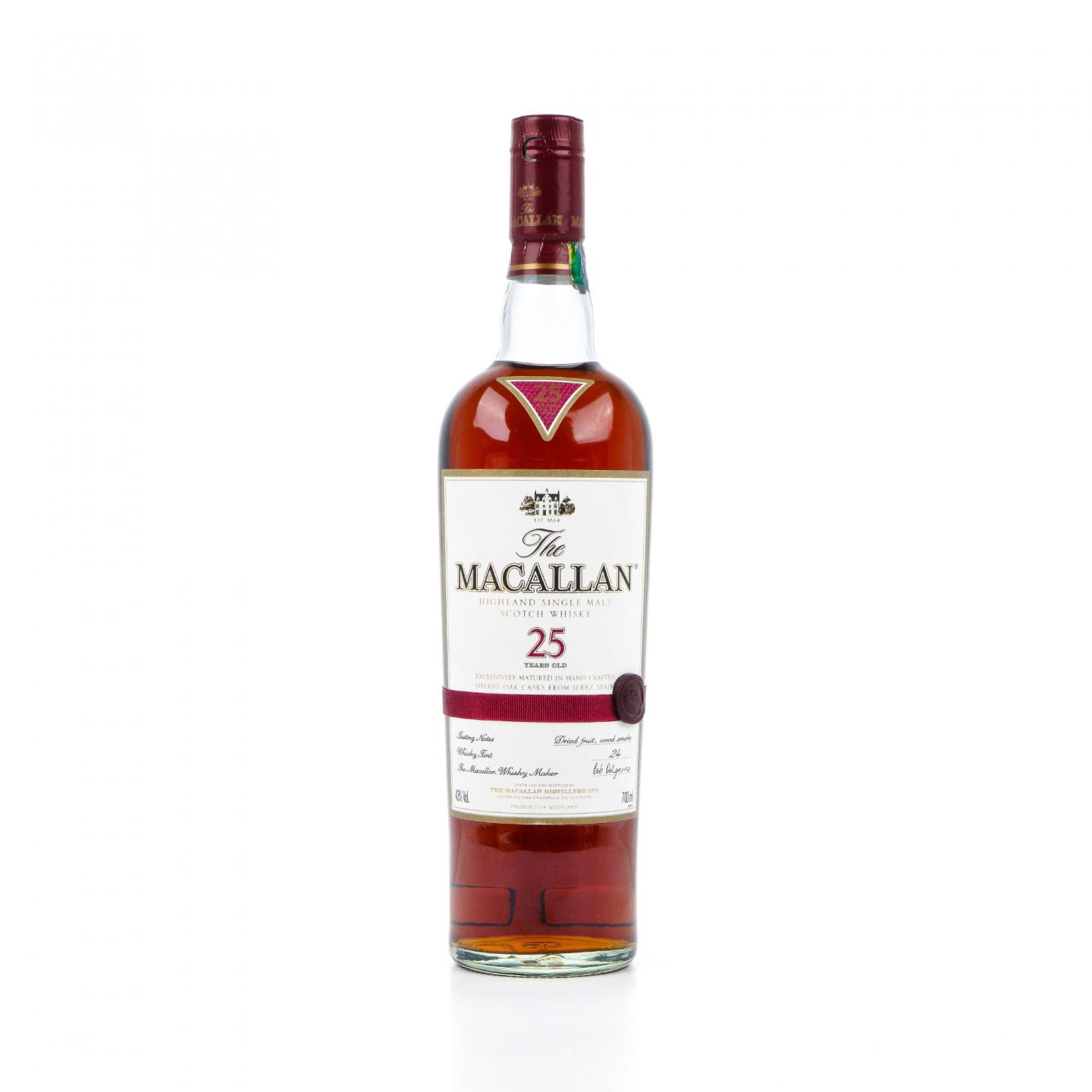 Macallan 麦卡伦 25年 红腰带 木盒 700ml