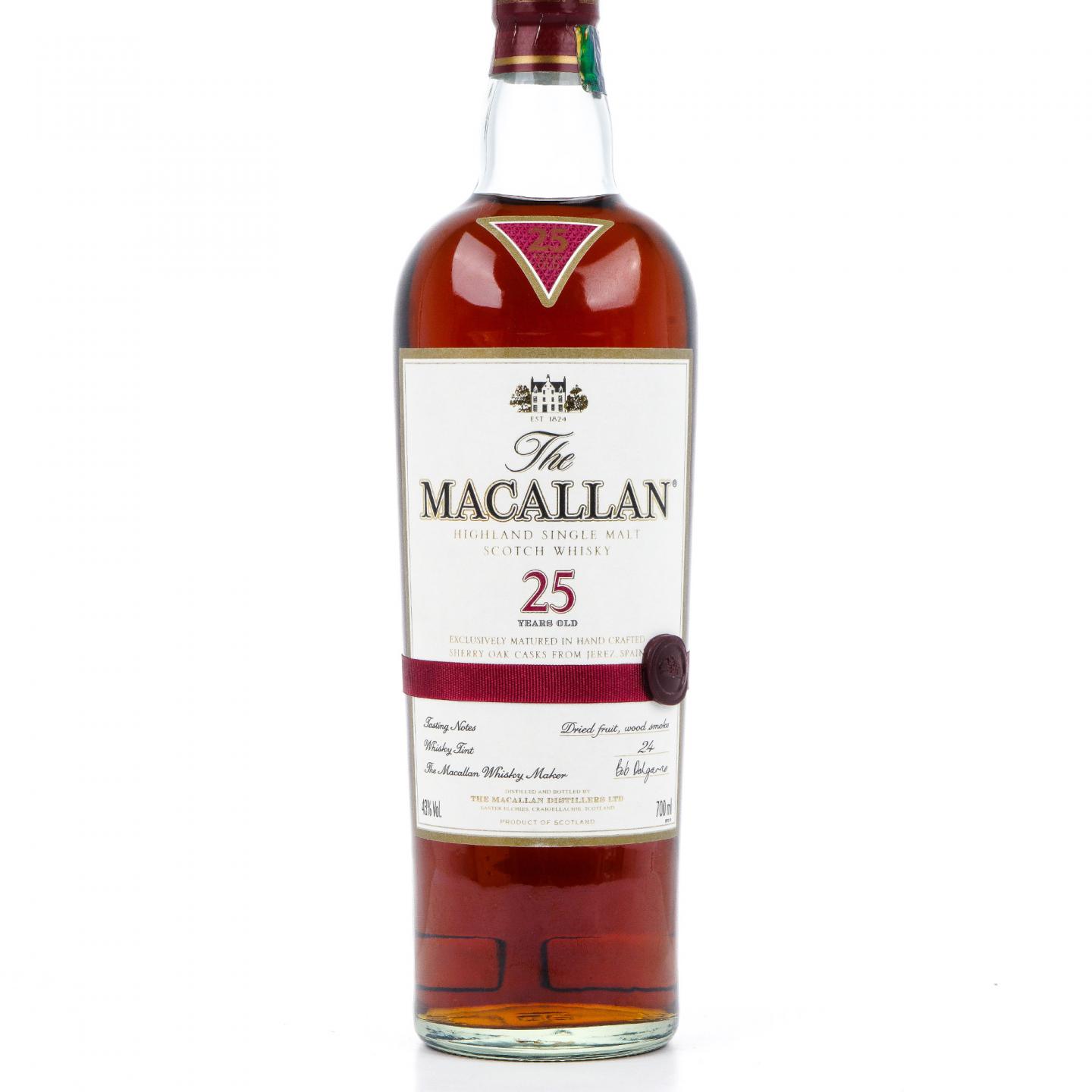 Macallan 麦卡伦 25年 红腰带 木盒 700ml