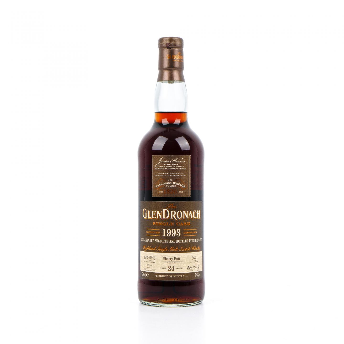 格兰多纳 24年 1993-2017 雪莉单桶#663