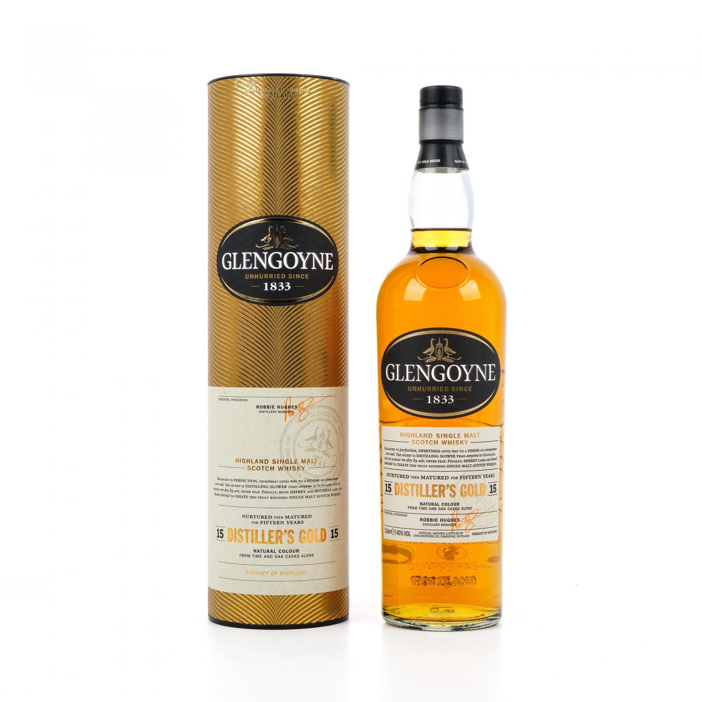 Glengoyne 格兰哥尼 15年 Distiller's Gold 1升装
