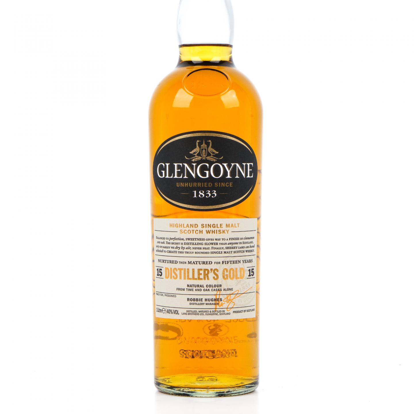 Glengoyne 格兰哥尼 15年 Distiller's Gold 1升装