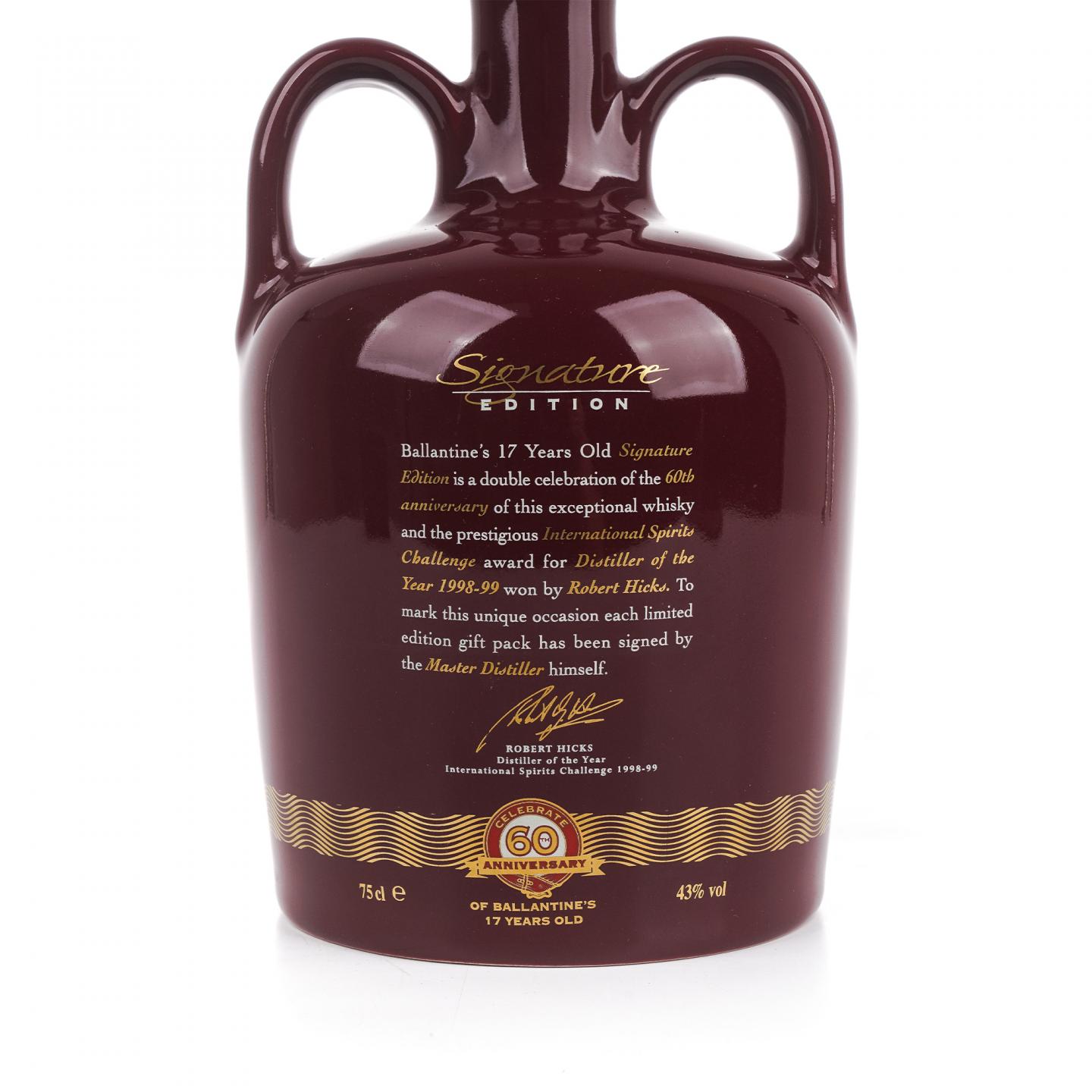 Ballantine 百龄坛 17年 调和 瓷瓶 750ml