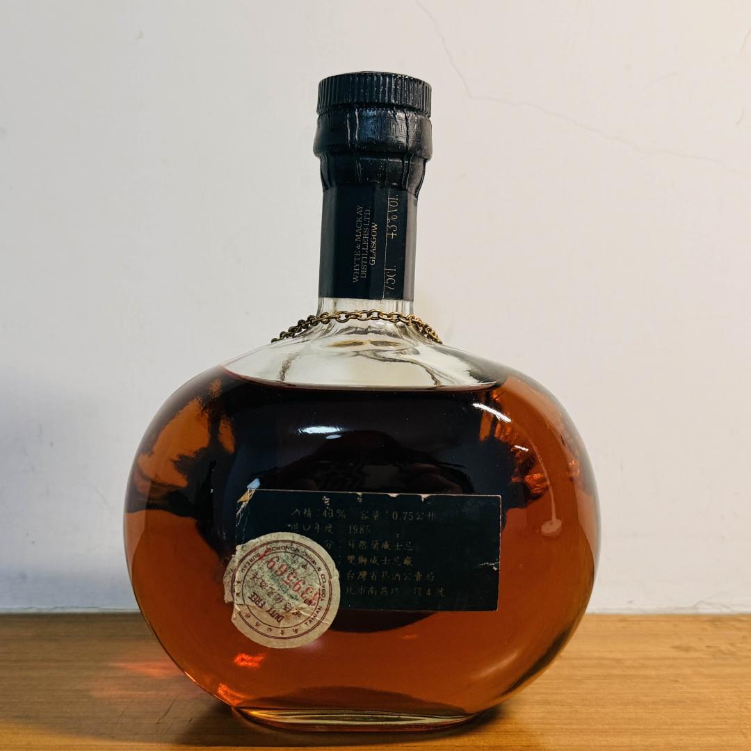 80年代 怀特·马凯 双狮21年水晶瓶雪莉桶苏格兰威士忌 750ml 43%