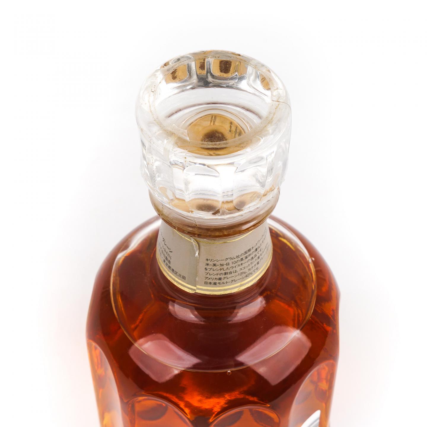 Kirin Seagram 麒麟 绝版「十间蒸馏所」水晶瓶 特级威士忌 720ml