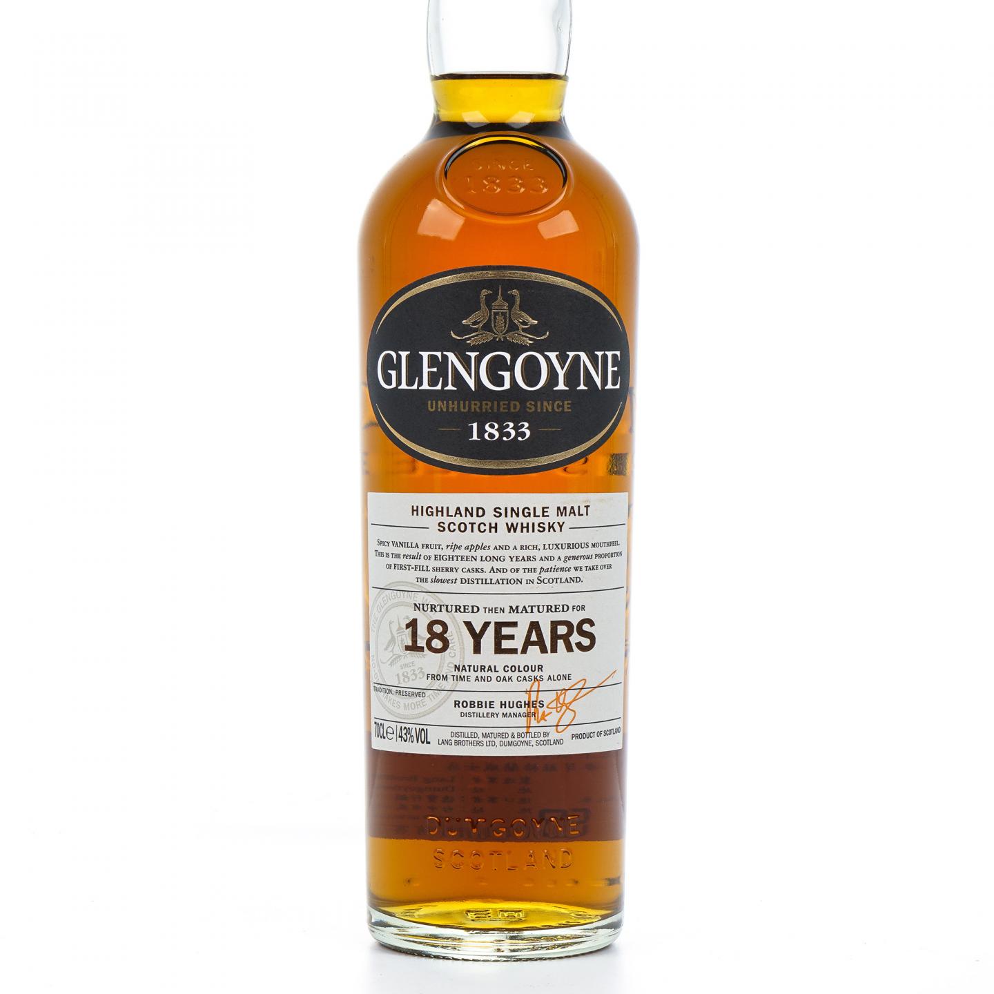 Glengoyne 格兰哥尼 18年 单一麦芽威士忌 43%Vol.