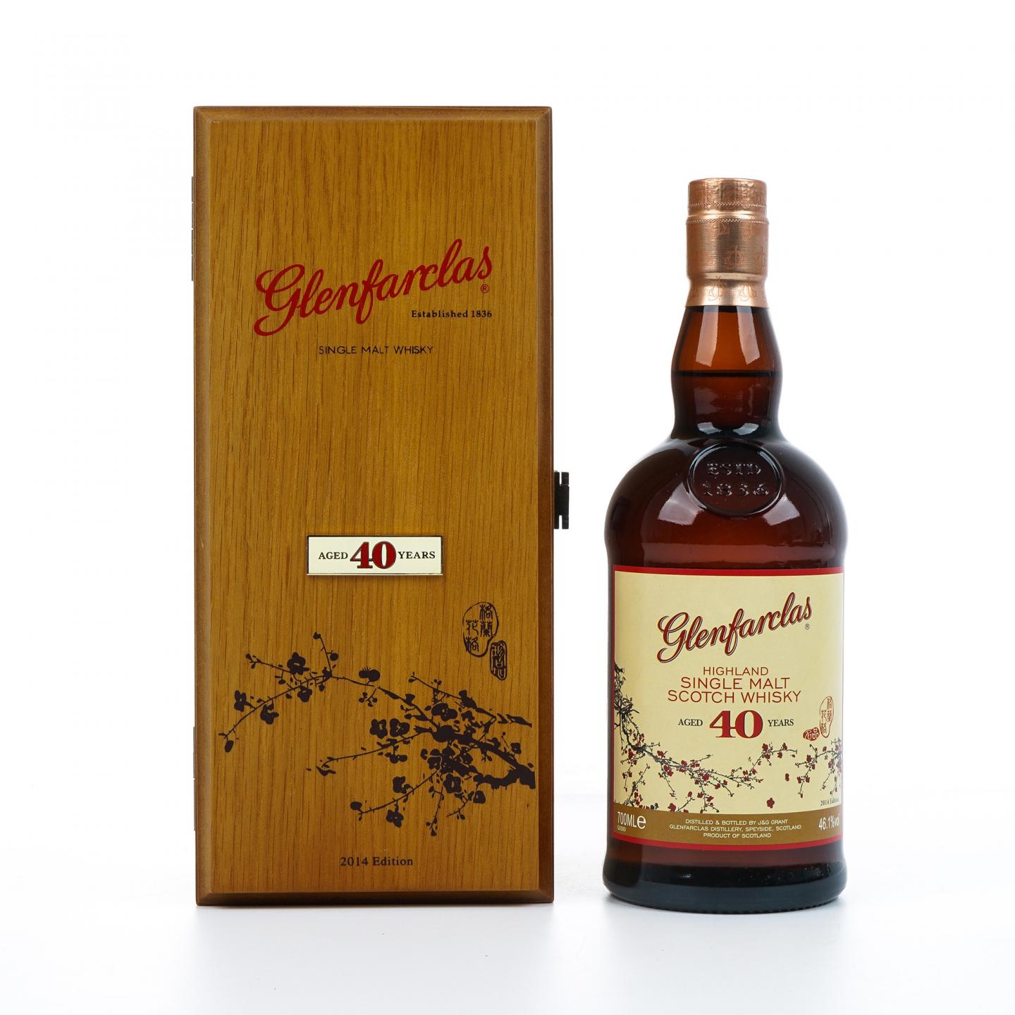 Glenfarclas 格兰花格 40年 2014 梅花 46.1%