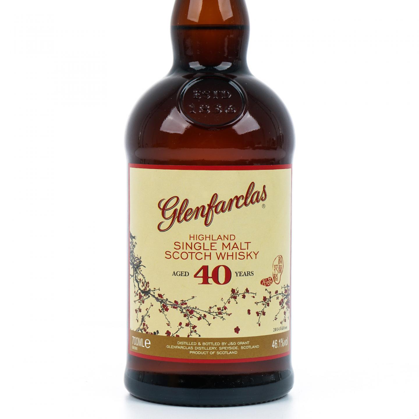 Glenfarclas 格兰花格 40年 2014 梅花 46.1%