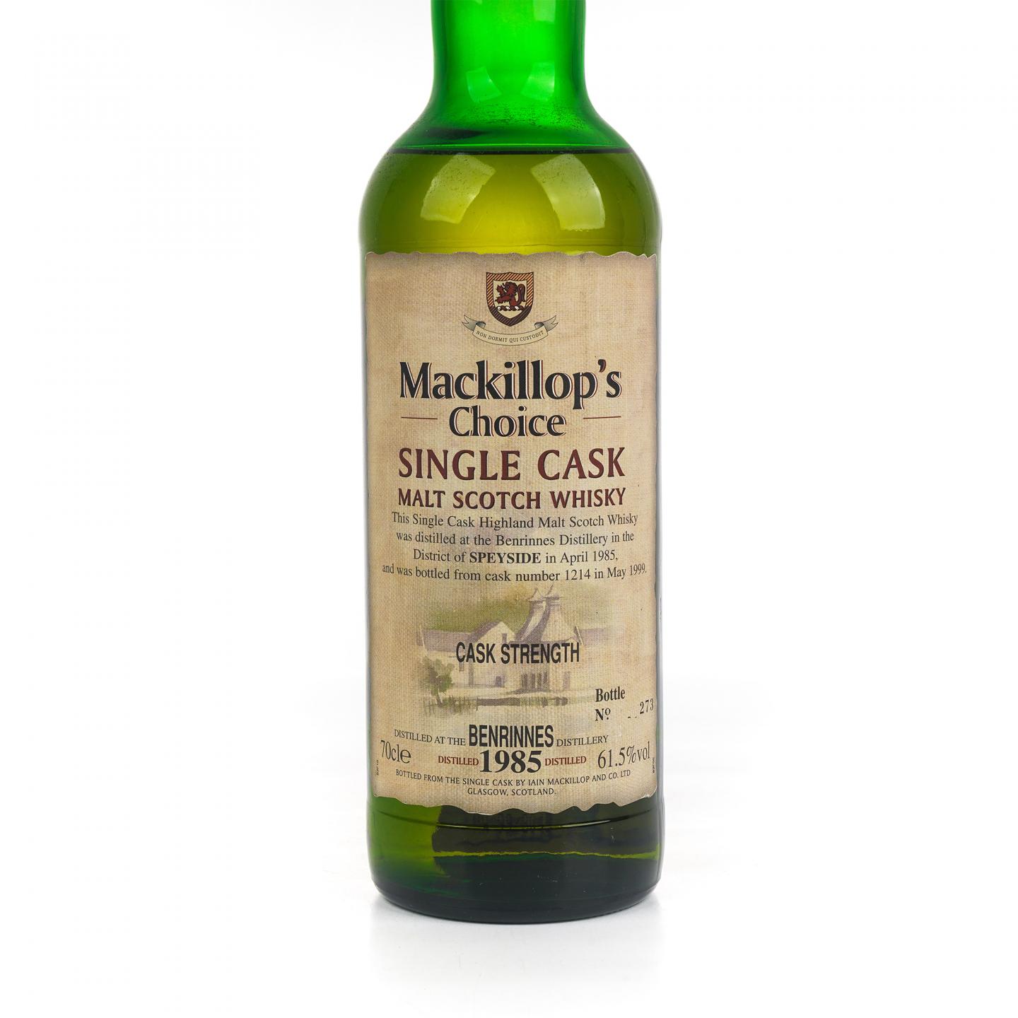 本利林 1985-1999 单桶 桶强 Mackillop's Choice