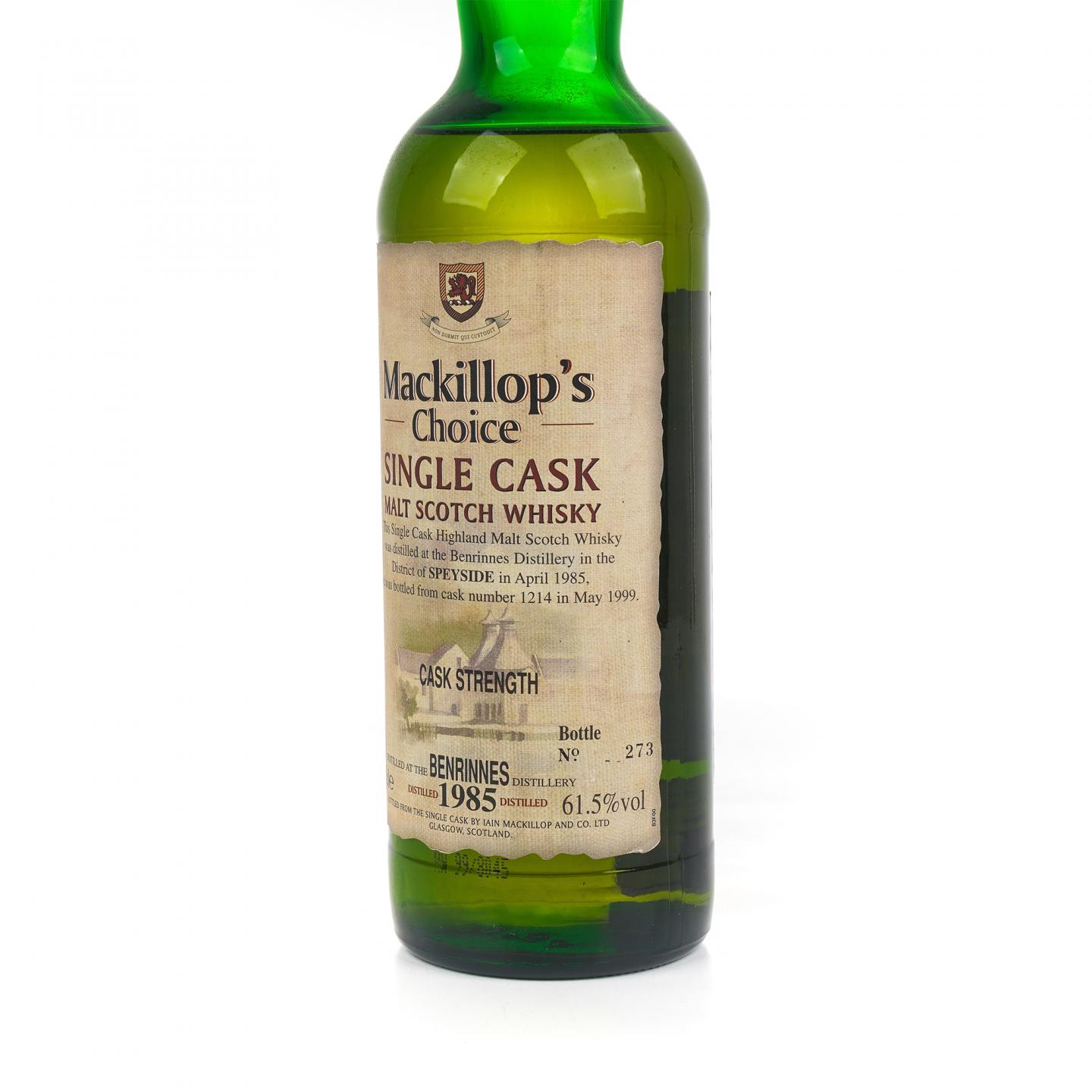 本利林 1985-1999 单桶 桶强 Mackillop's Choice