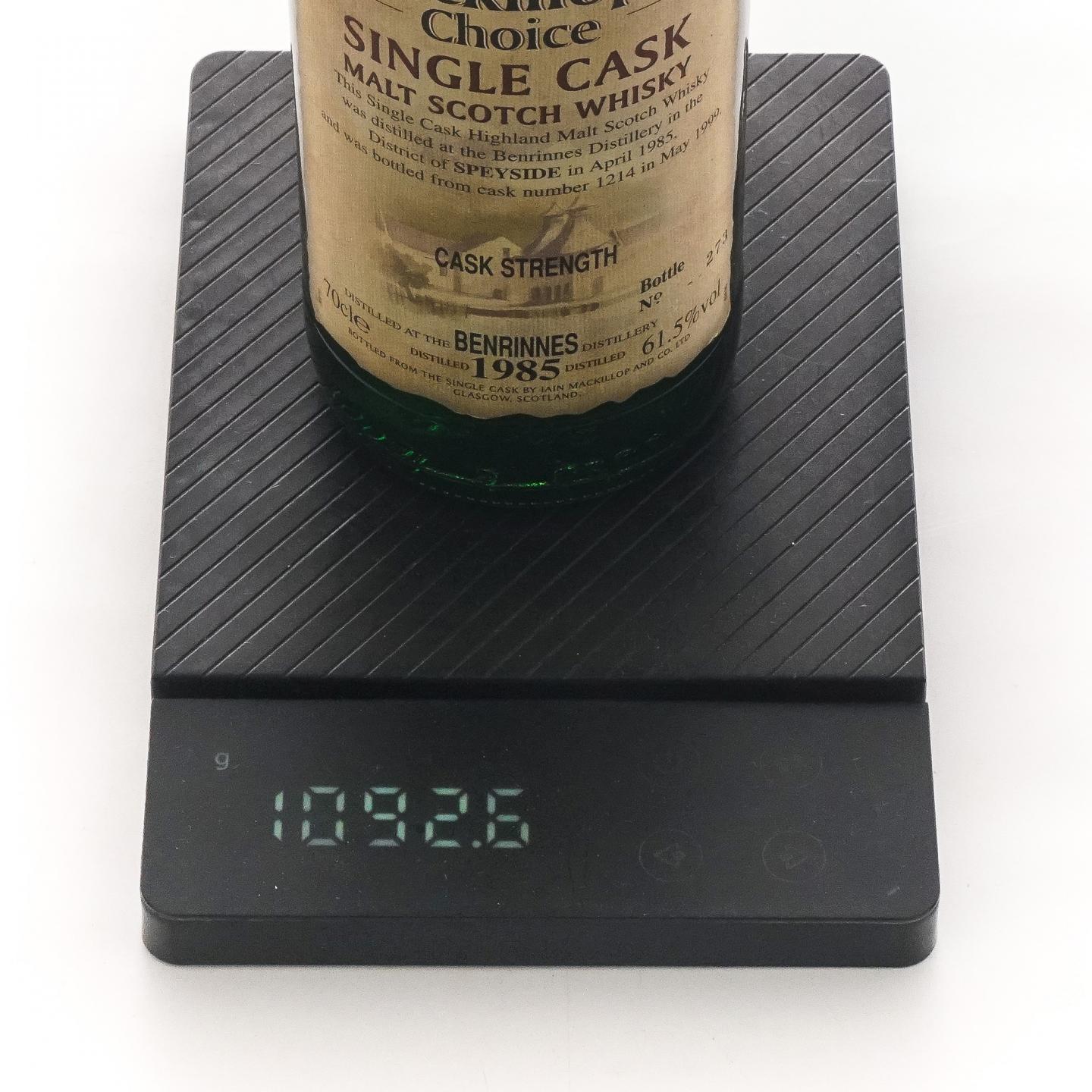 本利林 1985-1999 单桶 桶强 Mackillop's Choice