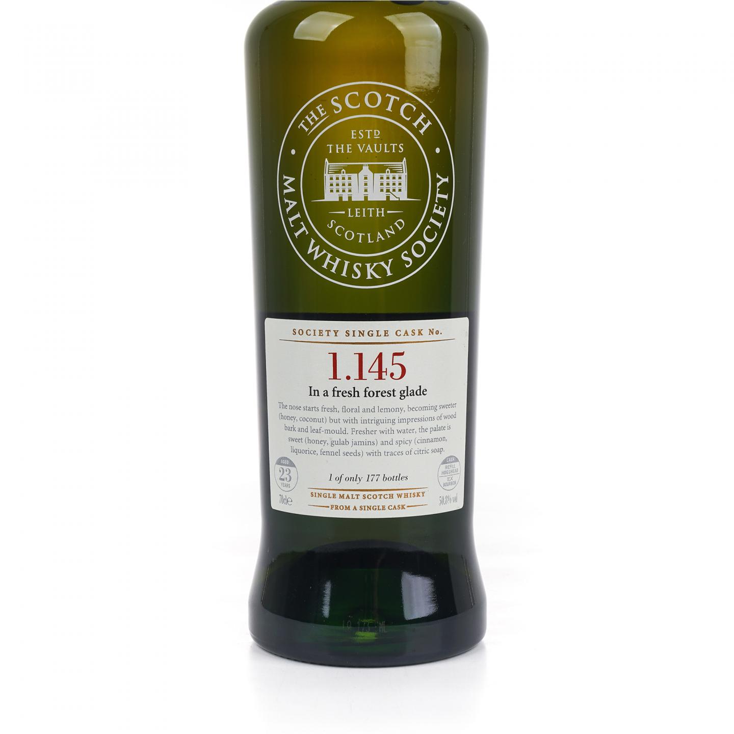 SMWS 1.145 格兰花格 23年 2009 单桶