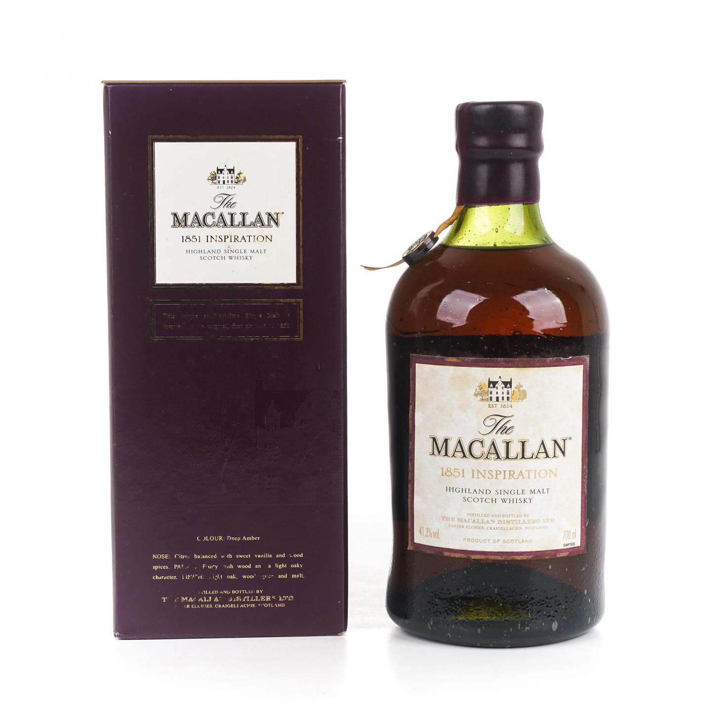 Macallan 麦卡伦 1851 Inspiration 灵感限量版 41.3%