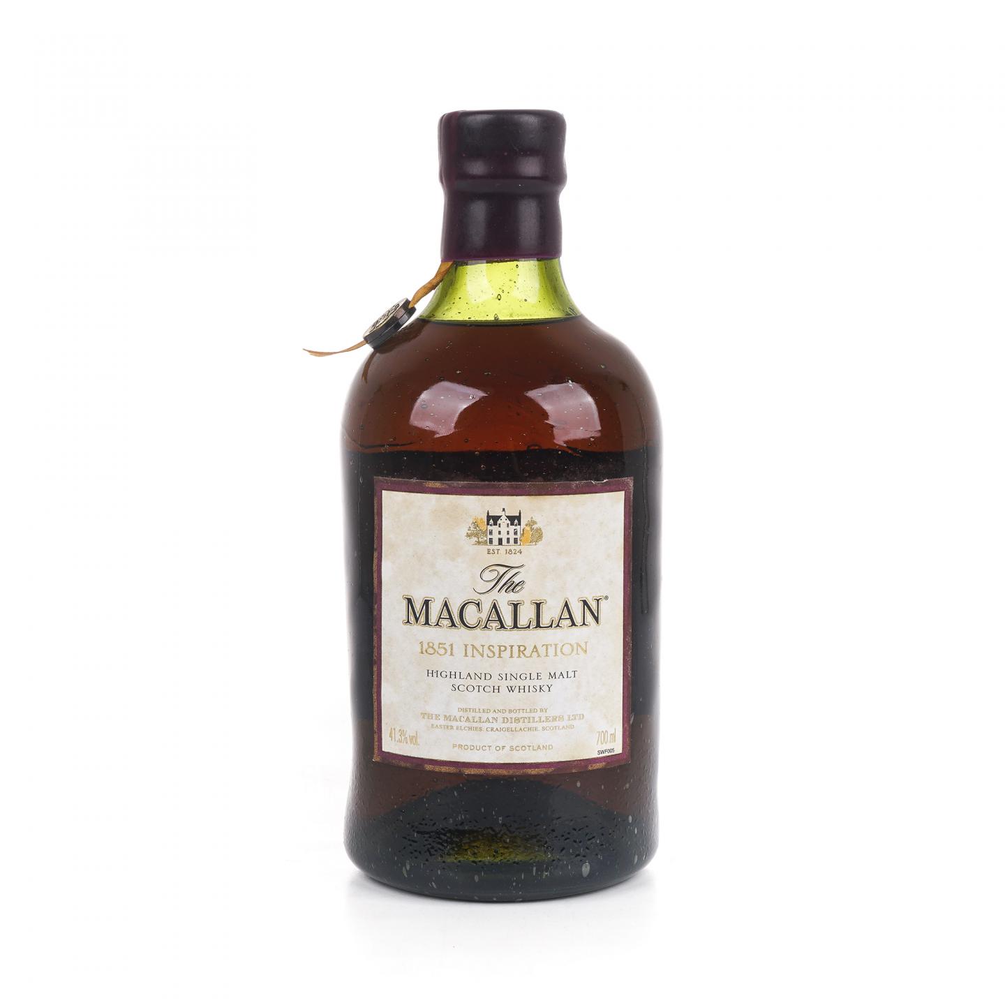 Macallan 麦卡伦 1851 Inspiration 灵感限量版 41.3%