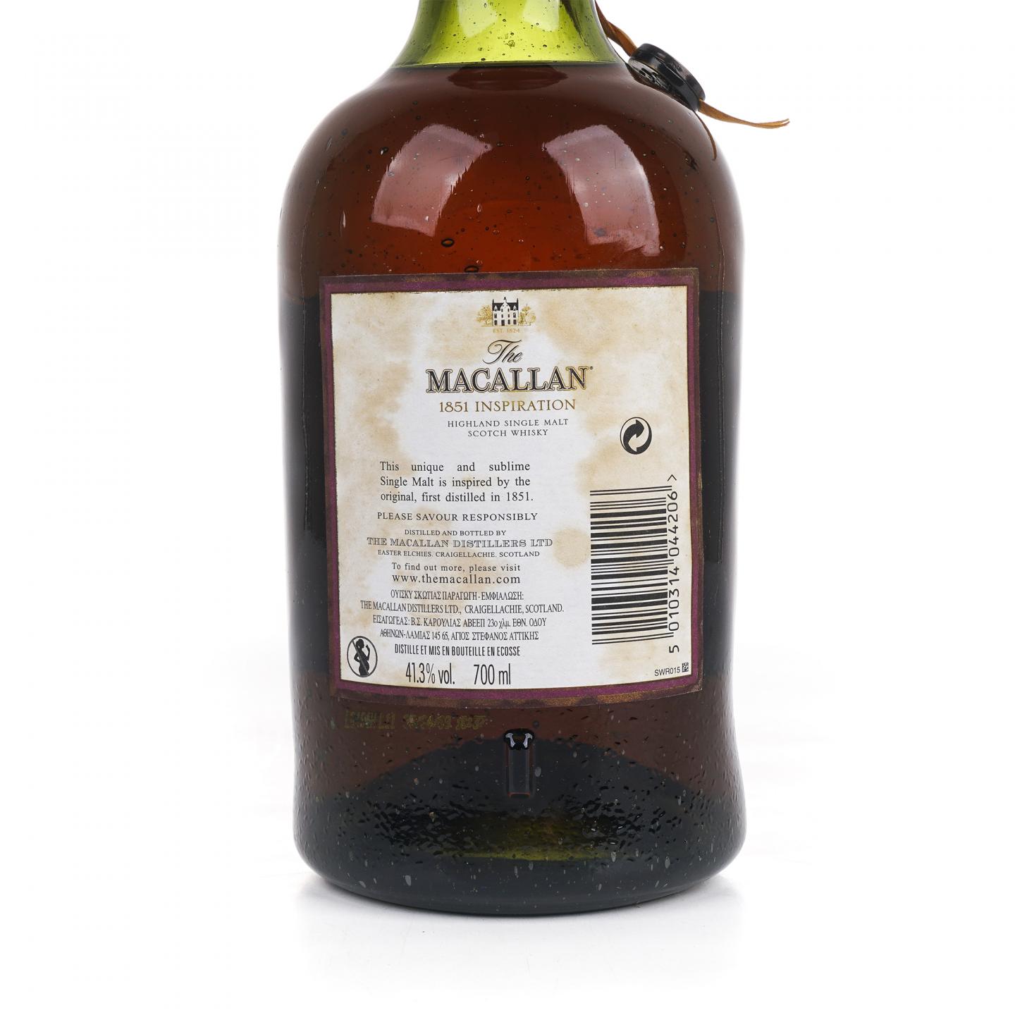 Macallan 麦卡伦 1851 Inspiration 灵感限量版 41.3%