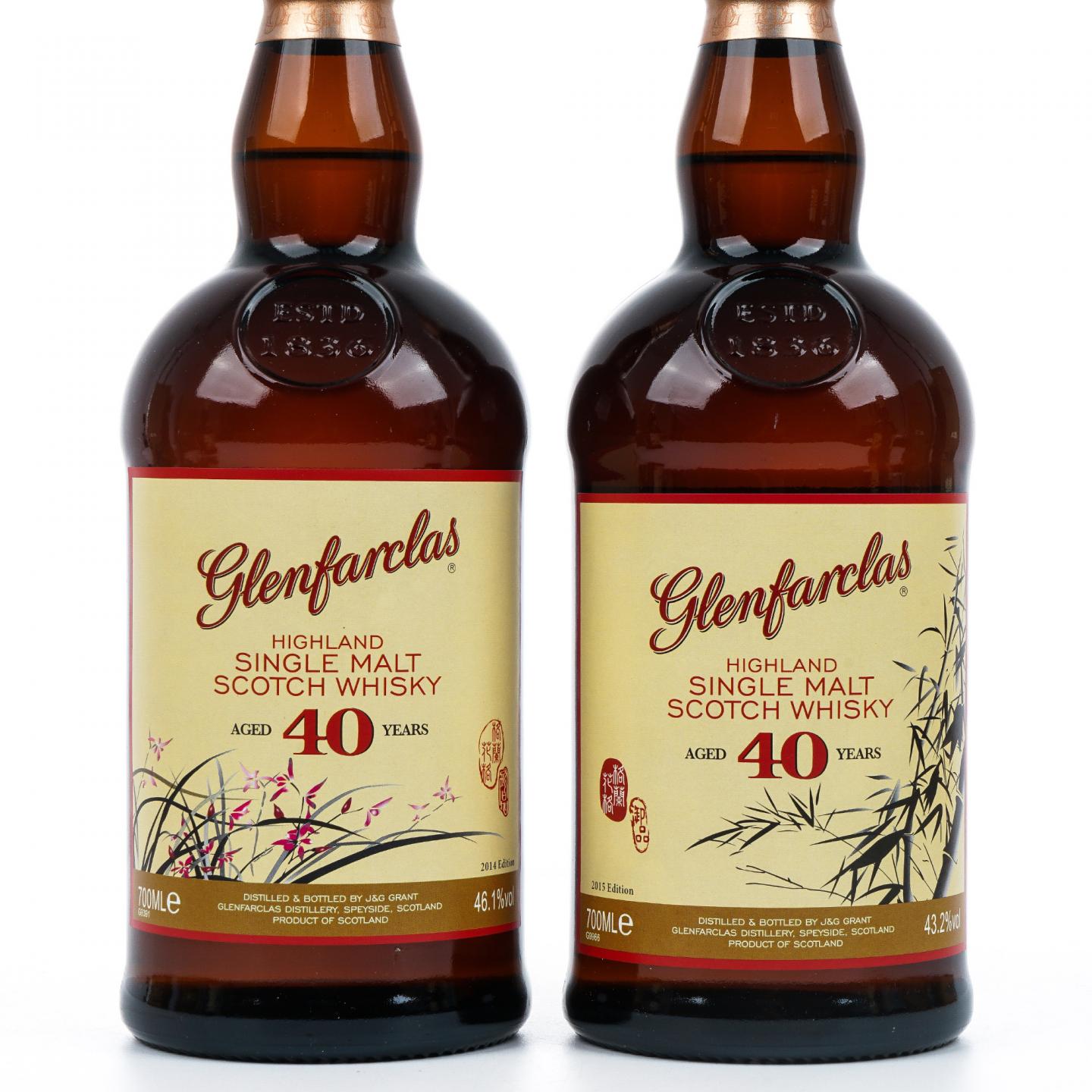 Glenfarclas 格兰花格 40年 兰/竹/菊/梅 4支组