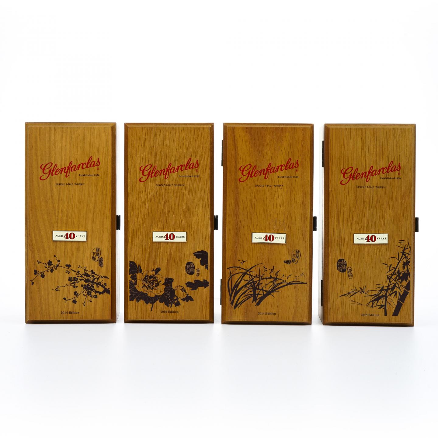 Glenfarclas 格兰花格 40年 兰/竹/菊/梅 4支组
