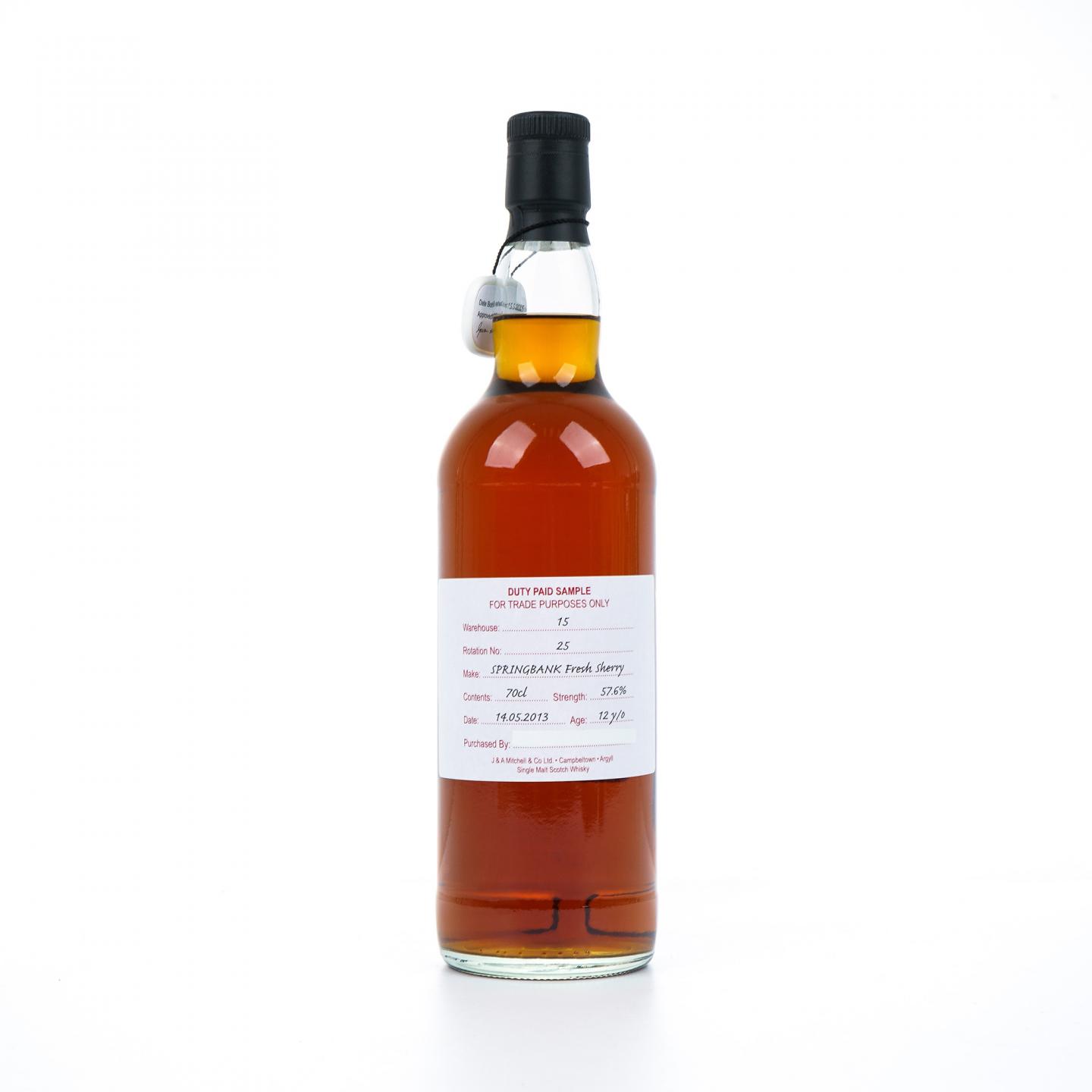 Springbank 云顶 12年 2013 完税瓶