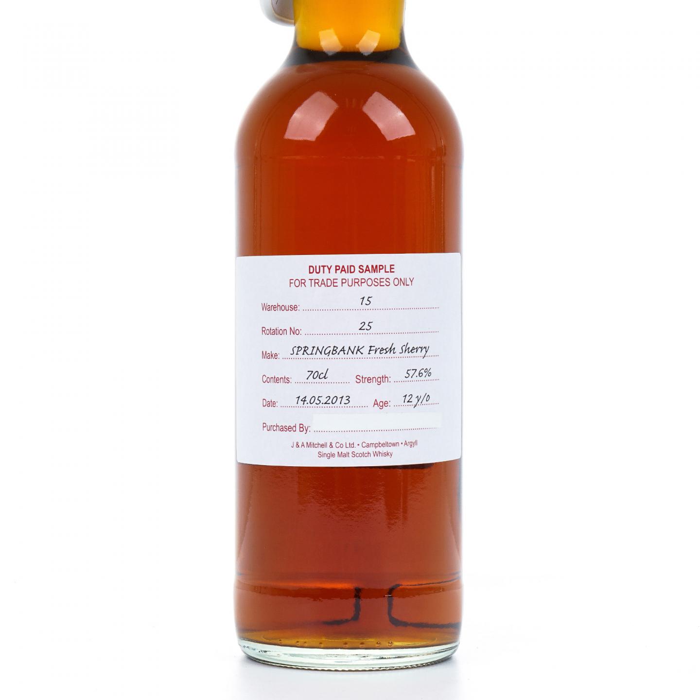 Springbank 云顶 12年 2013 完税瓶