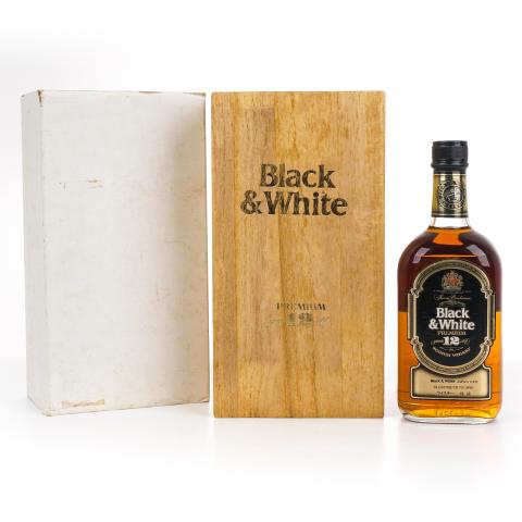 黑白狗 12年 特级 调和 日本限定版 750ml
