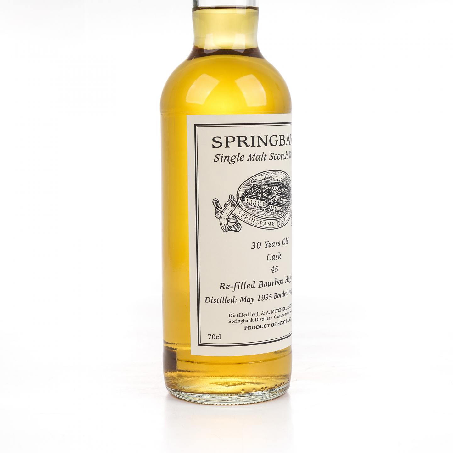 Springbank 云顶 30年 1995-2025 私人桶#45