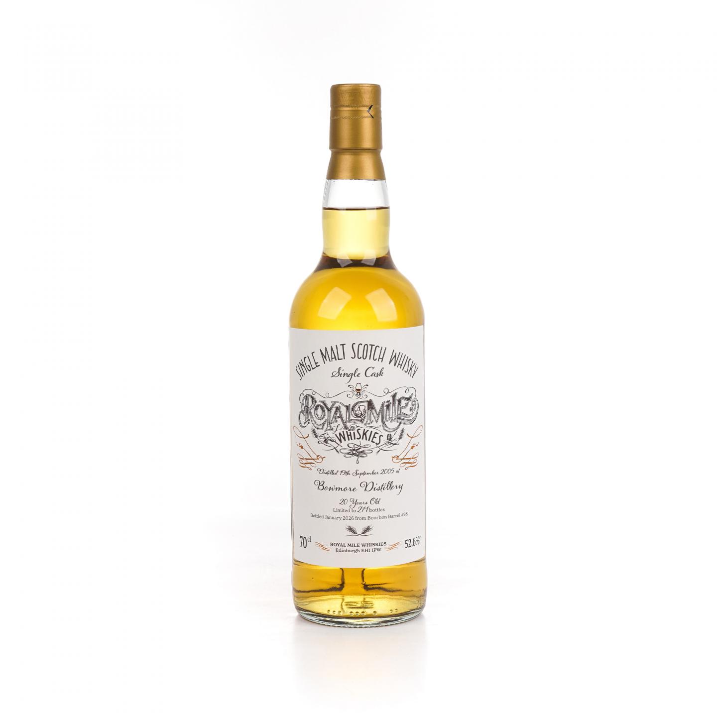 波摩 20年 2005-2026 单桶#98 Royal Mile Whiskies