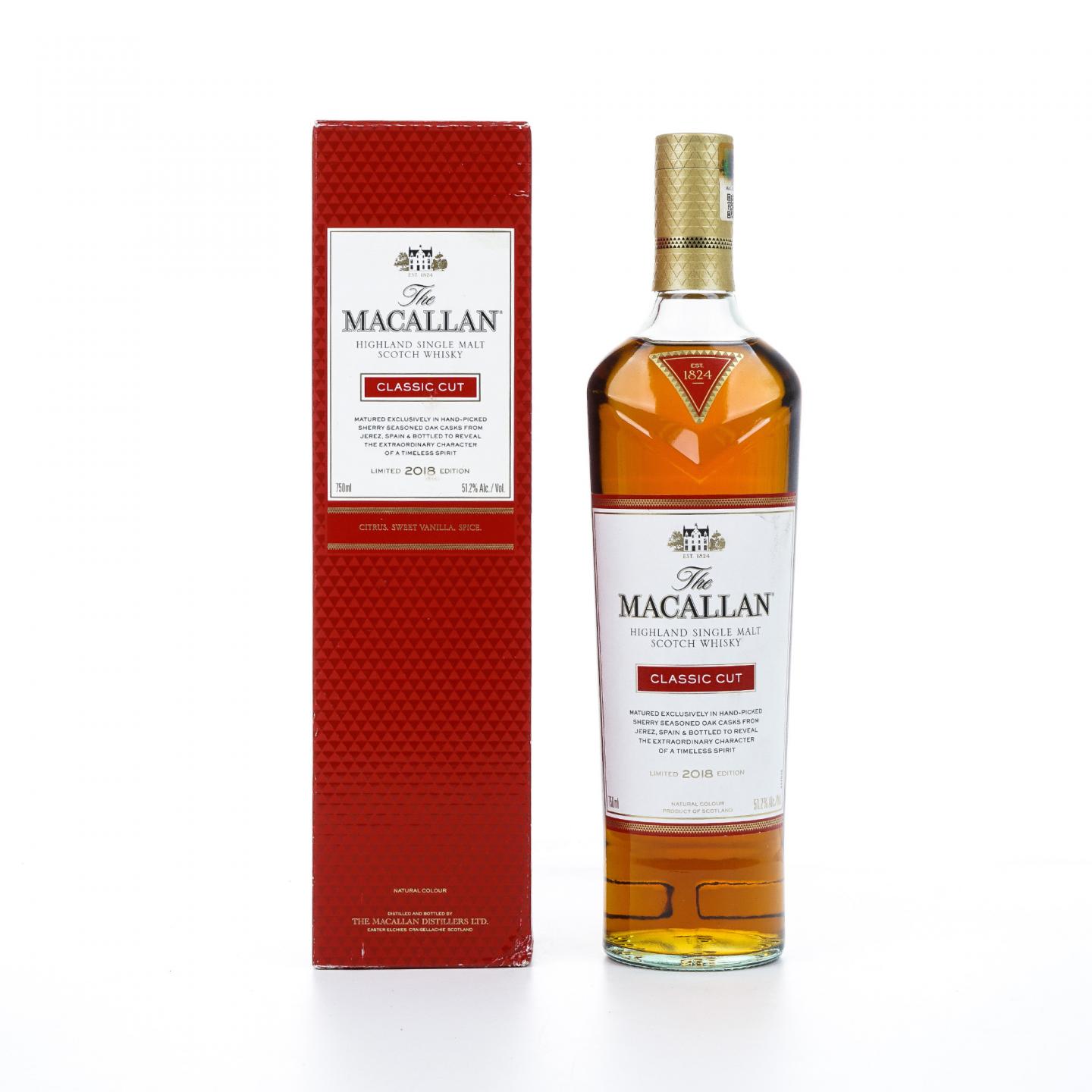 【附X光图】Macallan 麦卡伦 Classic Cut 2018 精粹 750ml