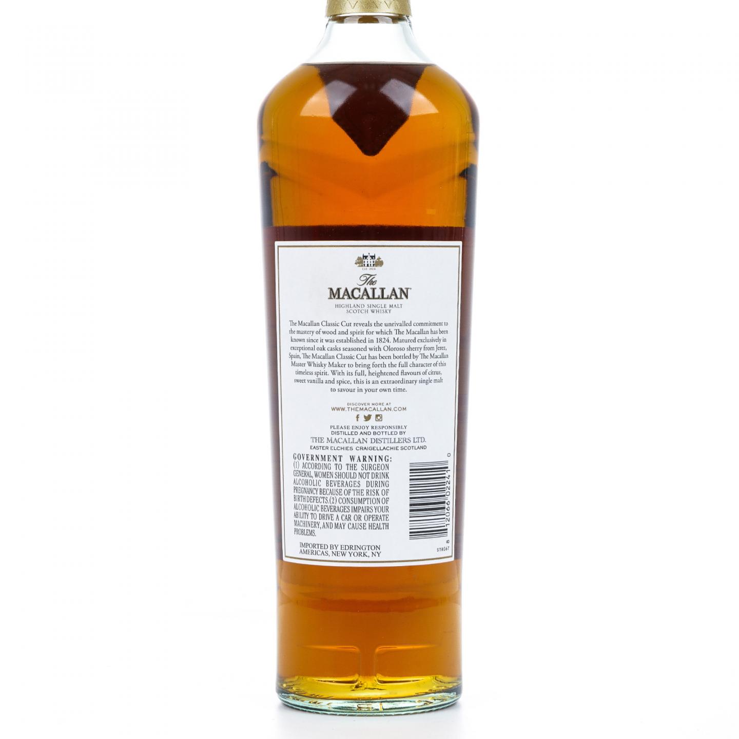 【附X光图】Macallan 麦卡伦 Classic Cut 2018 精粹 750ml